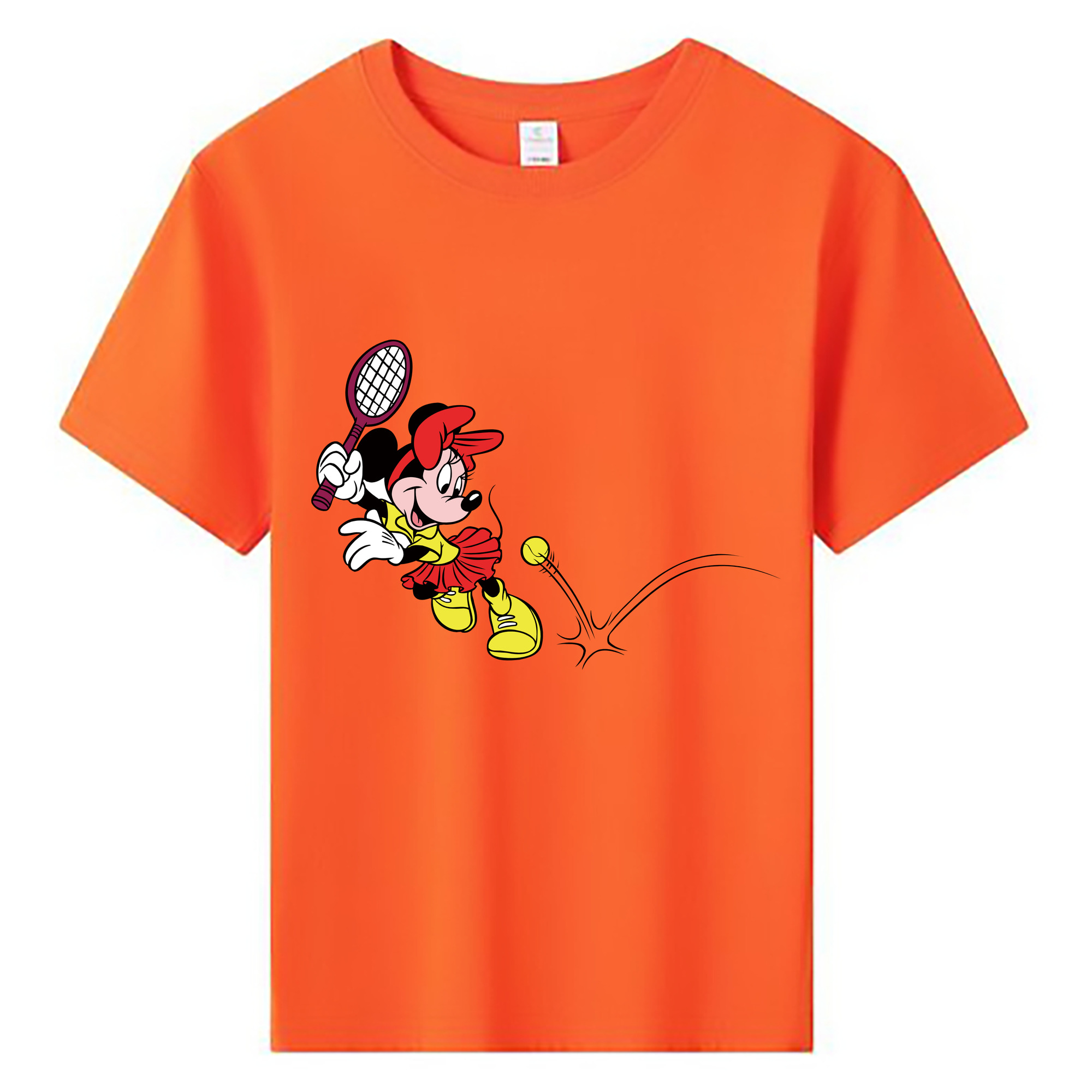 ミッキーマウス Mickey Mouse 綿100％キッズTシャツ（フロントプリント）