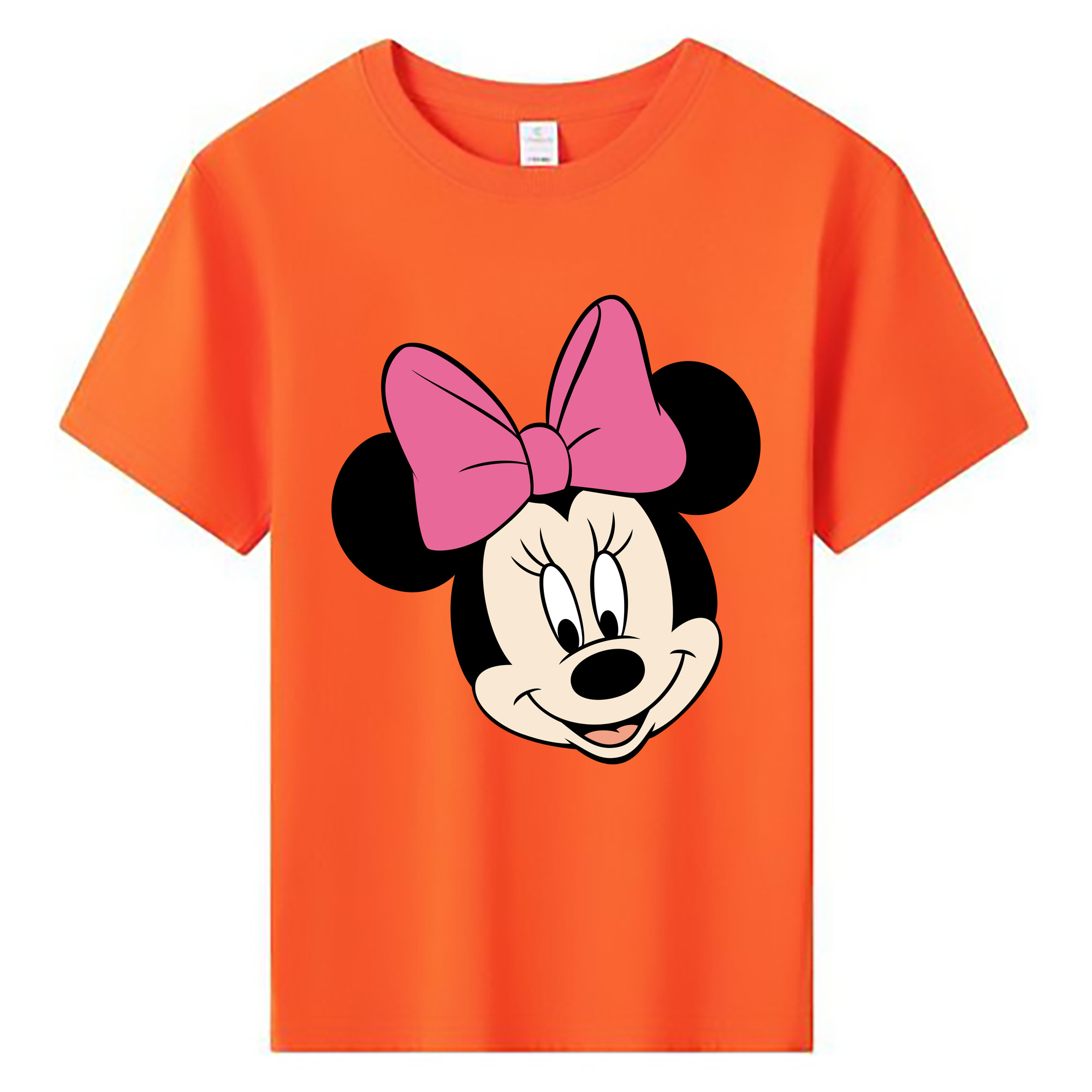 ミッキーマウス Mickey Mouse 綿100％キッズTシャツ（フロントプリント）