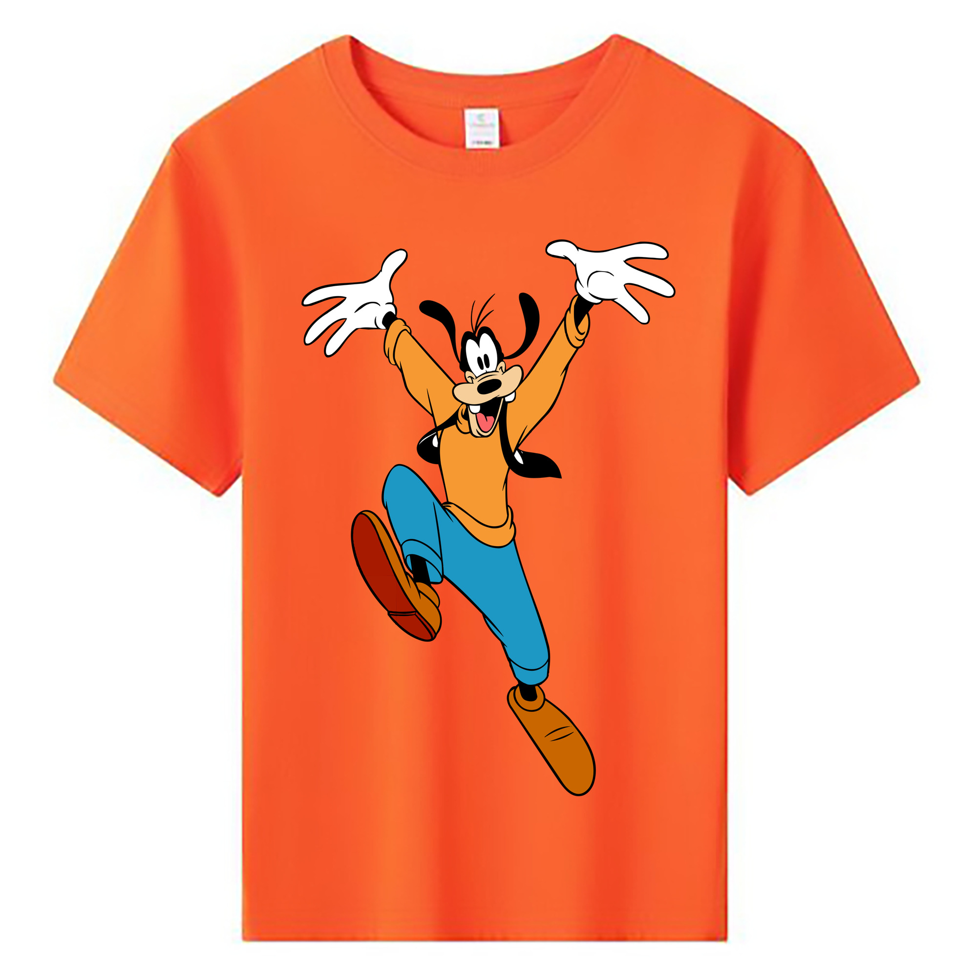 ミッキーマウス Mickey Mouse 綿100％キッズTシャツ（フロントプリント）