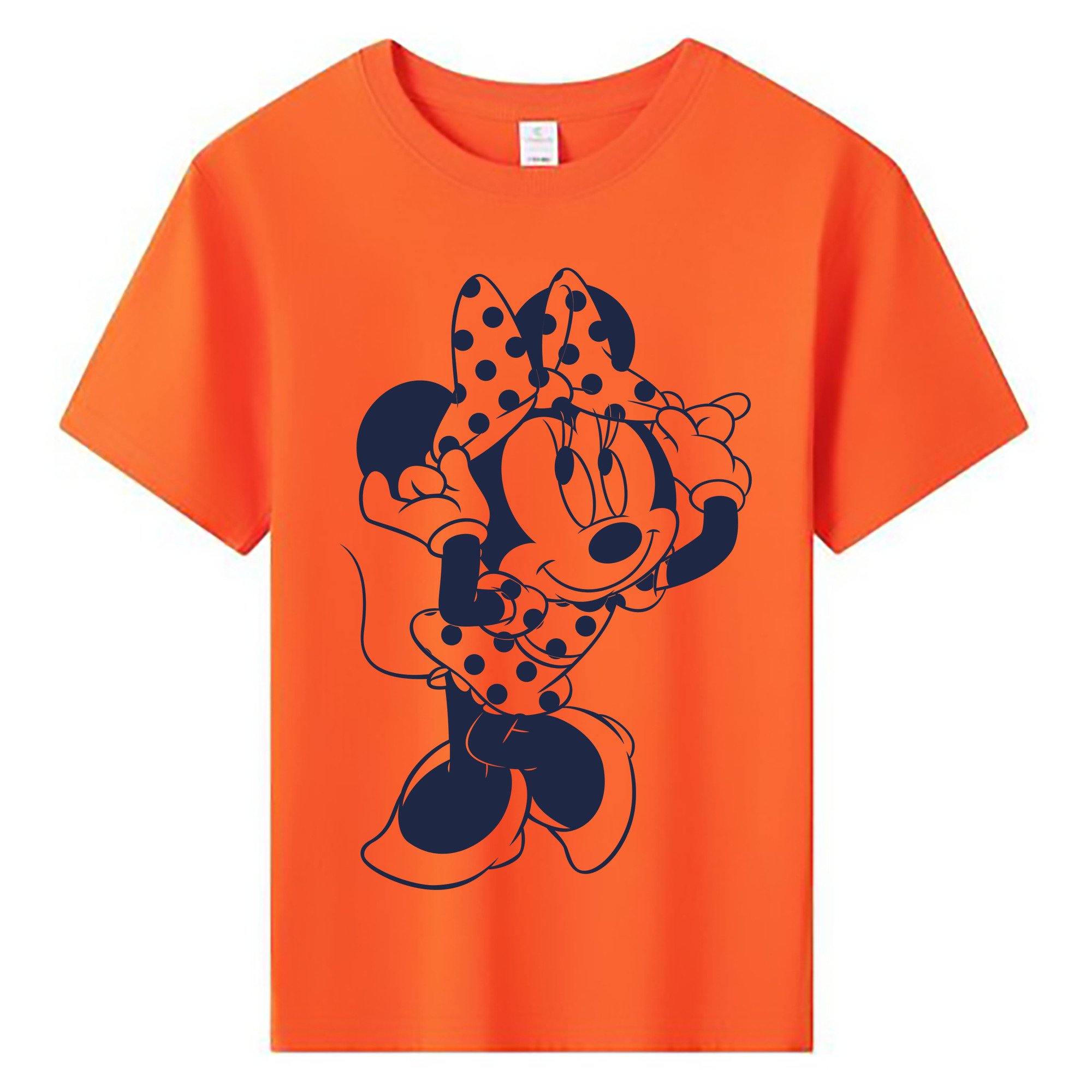 ミッキーマウス Mickey Mouse 綿100％キッズTシャツ（フロントプリント）