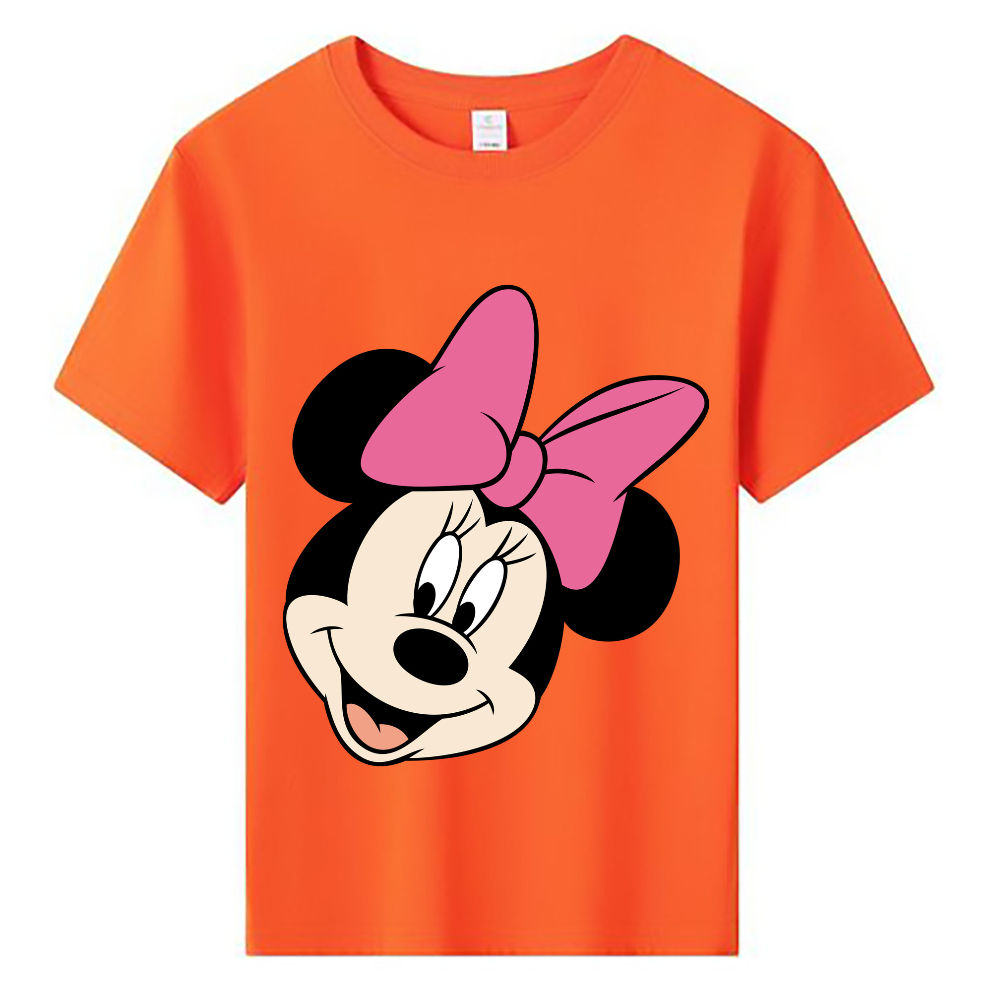 ミッキーマウス Mickey Mouse 綿100％キッズTシャツ（フロントプリント）