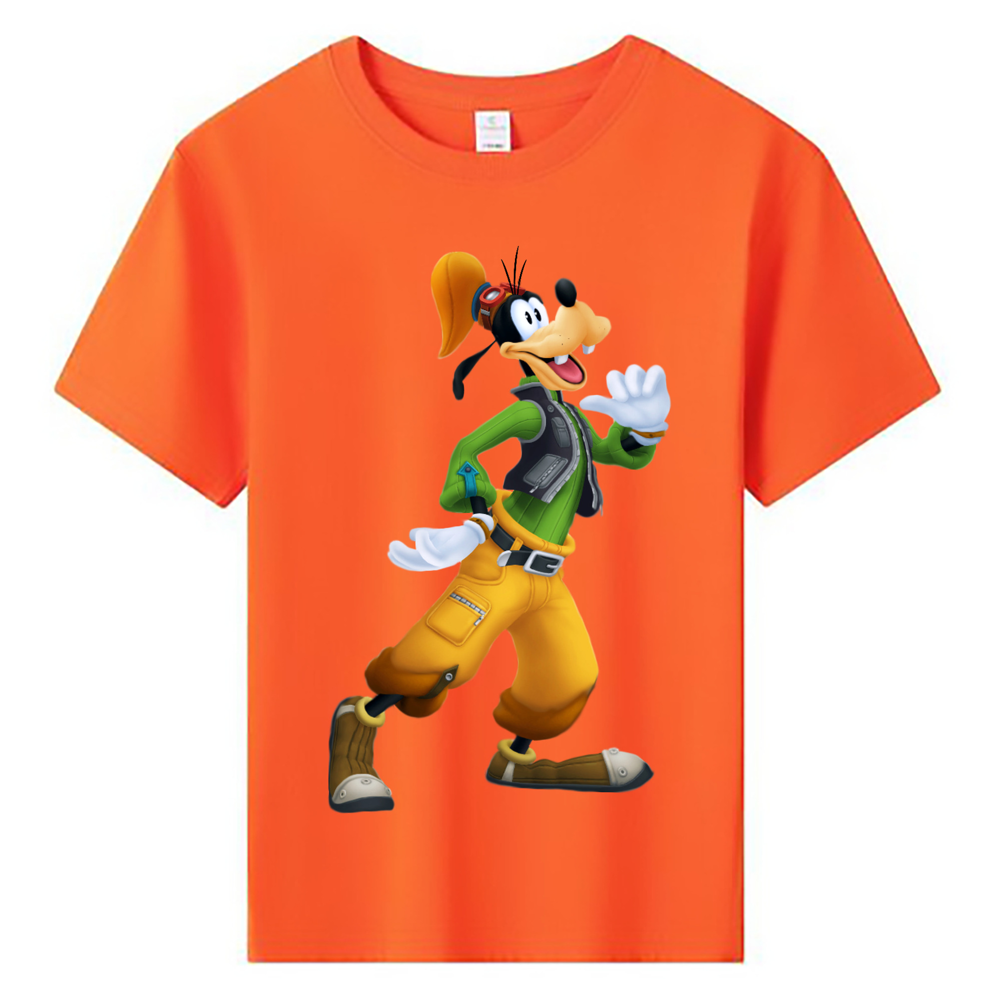 ミッキーマウス Mickey Mouse 綿100％キッズTシャツ（フロントプリント）