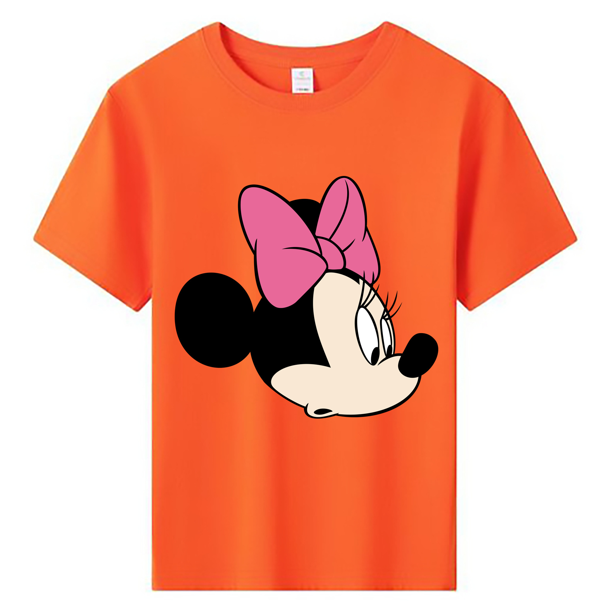 ミッキーマウス Mickey Mouse 綿100％キッズTシャツ（フロントプリント）