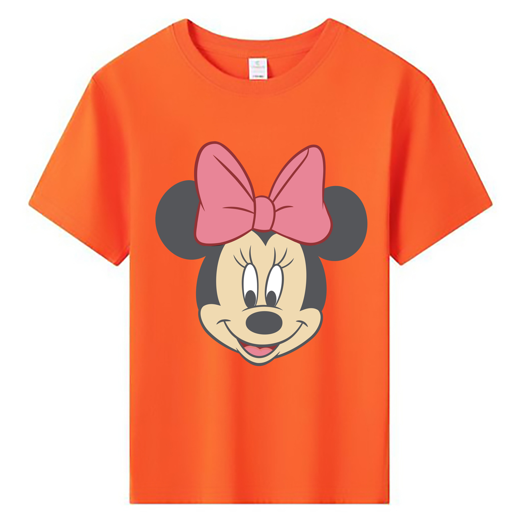 ミッキーマウス Mickey Mouse 綿100％キッズTシャツ（フロントプリント）