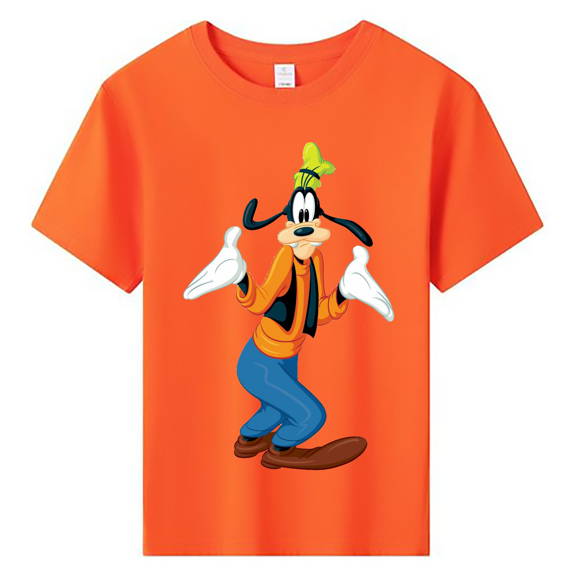 ミッキーマウス Mickey Mouse 綿100％キッズTシャツ（フロントプリント）