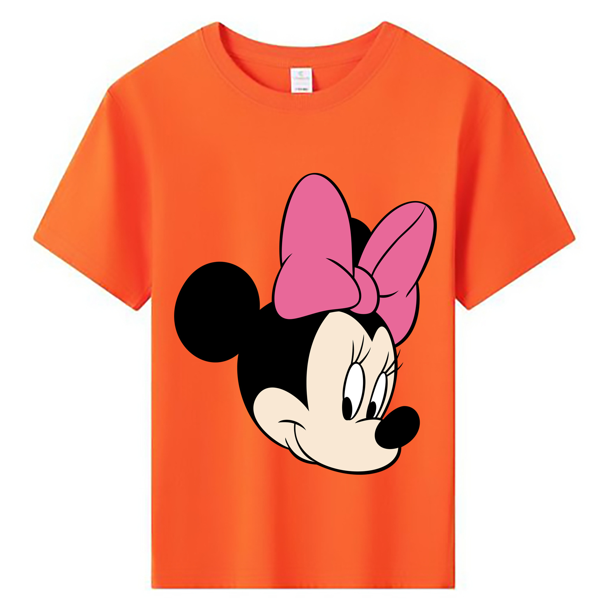 ミッキーマウス Mickey Mouse 綿100％キッズTシャツ（フロントプリント）