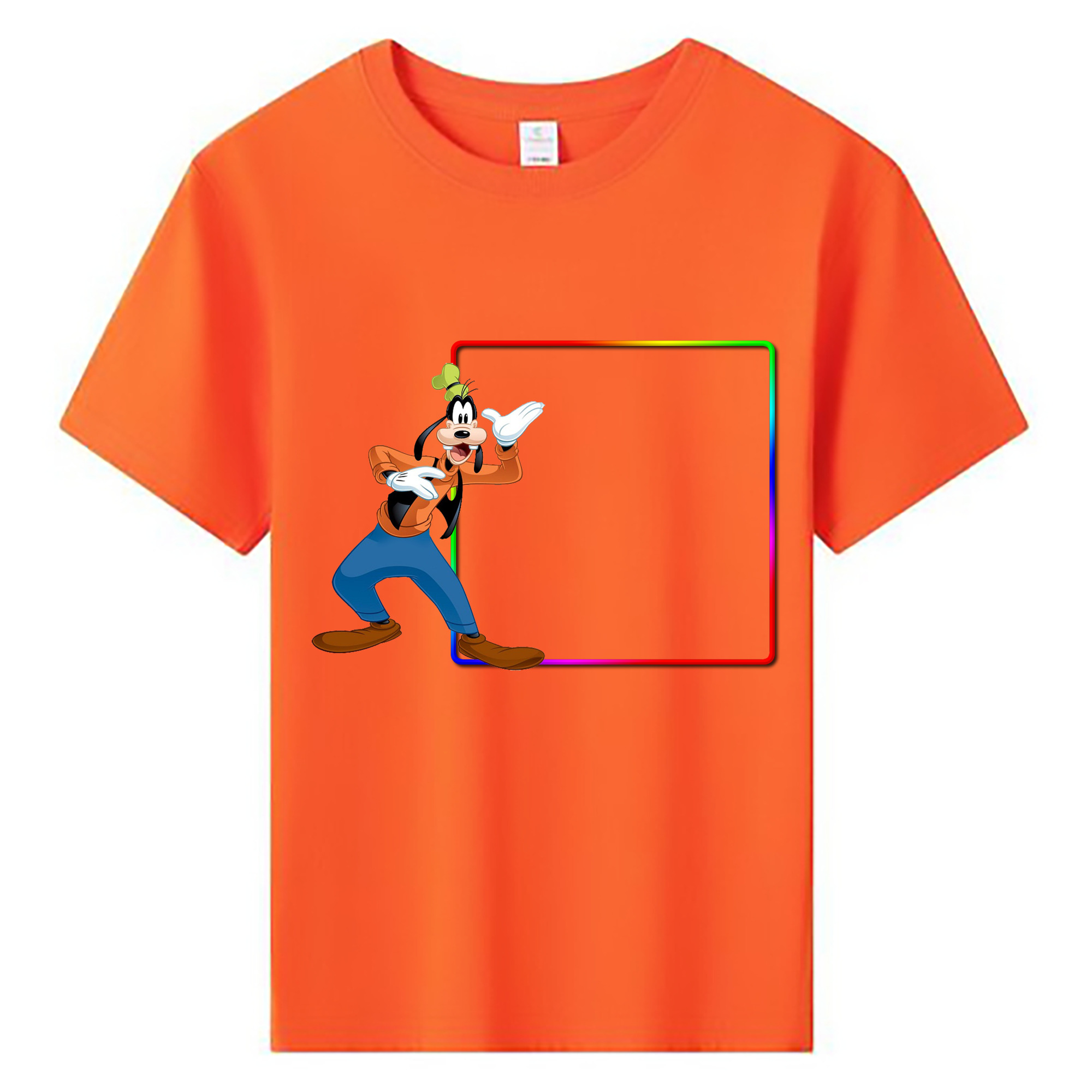 ミッキーマウス Mickey Mouse 綿100％キッズTシャツ（フロントプリント）