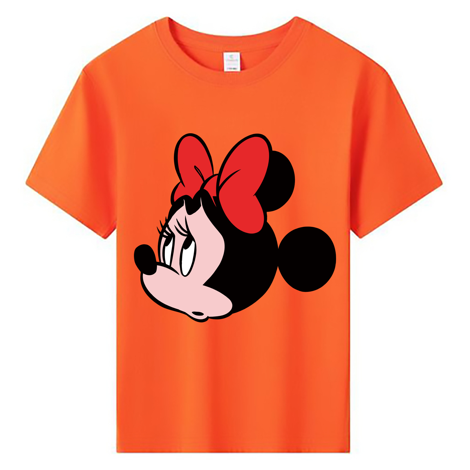 ミッキーマウス Mickey Mouse 綿100％キッズTシャツ（フロントプリント）