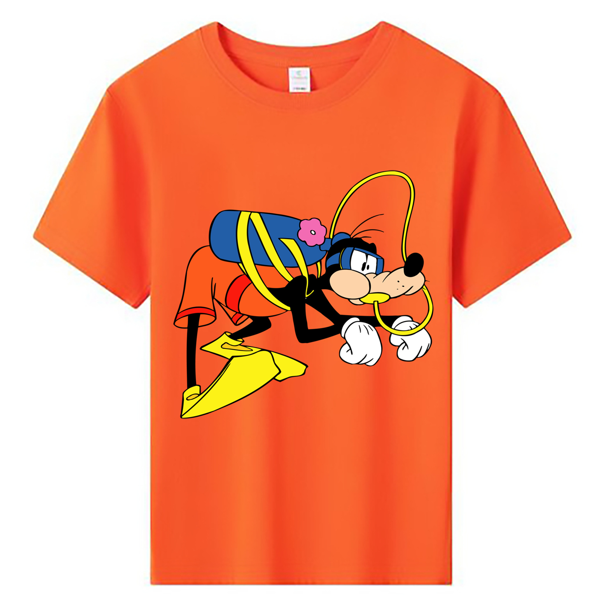 ミッキーマウス Mickey Mouse 綿100％キッズTシャツ（フロントプリント）