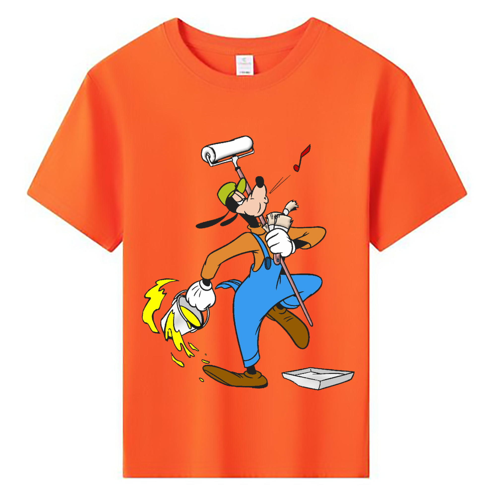 ミッキーマウス Mickey Mouse 綿100％キッズTシャツ（フロントプリント）