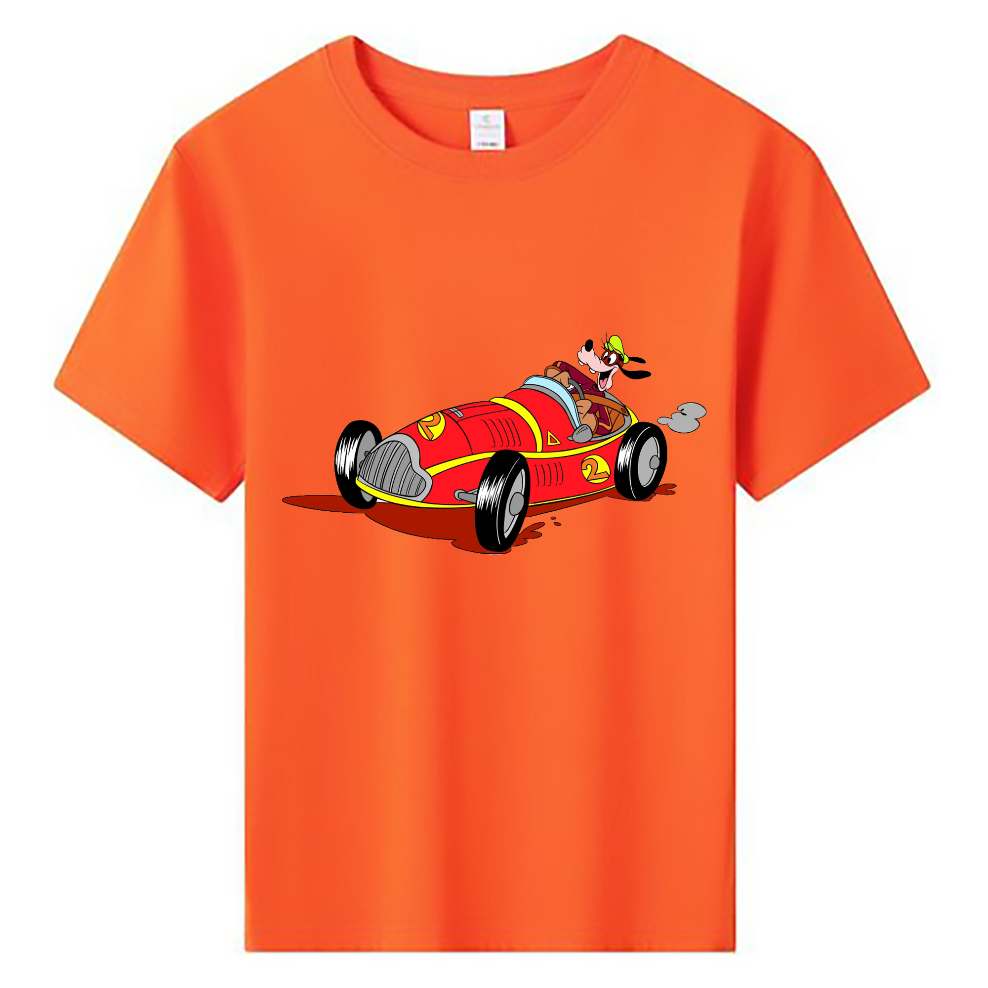 ミッキーマウス Mickey Mouse 綿100％キッズTシャツ（フロントプリント）