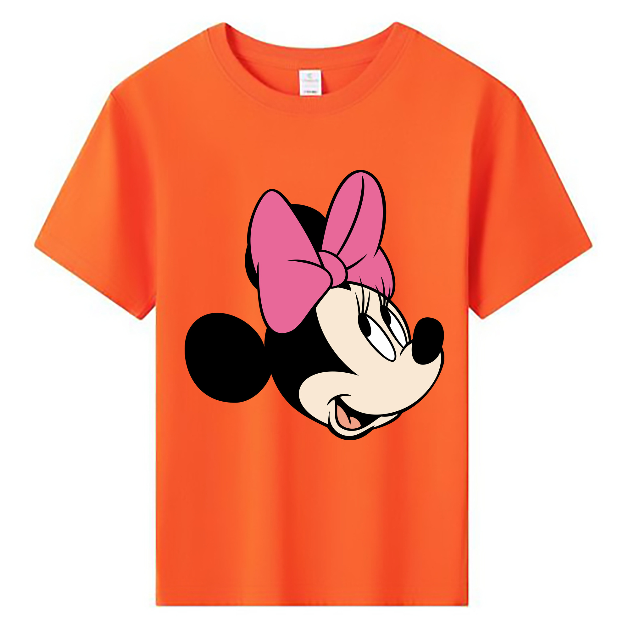 ミッキーマウス Mickey Mouse 綿100％キッズTシャツ（フロントプリント）