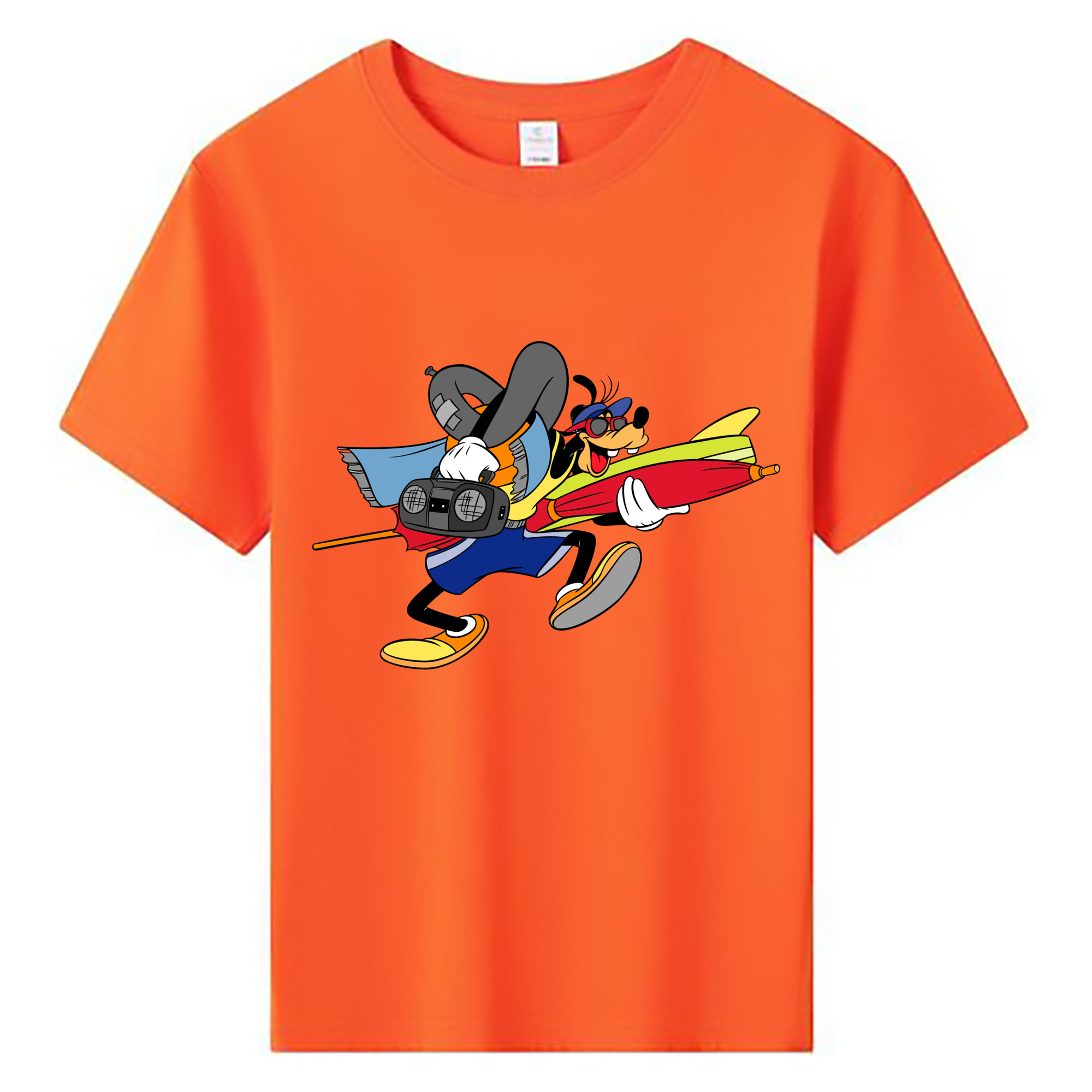 ミッキーマウス Mickey Mouse 綿100％キッズTシャツ（フロントプリント）