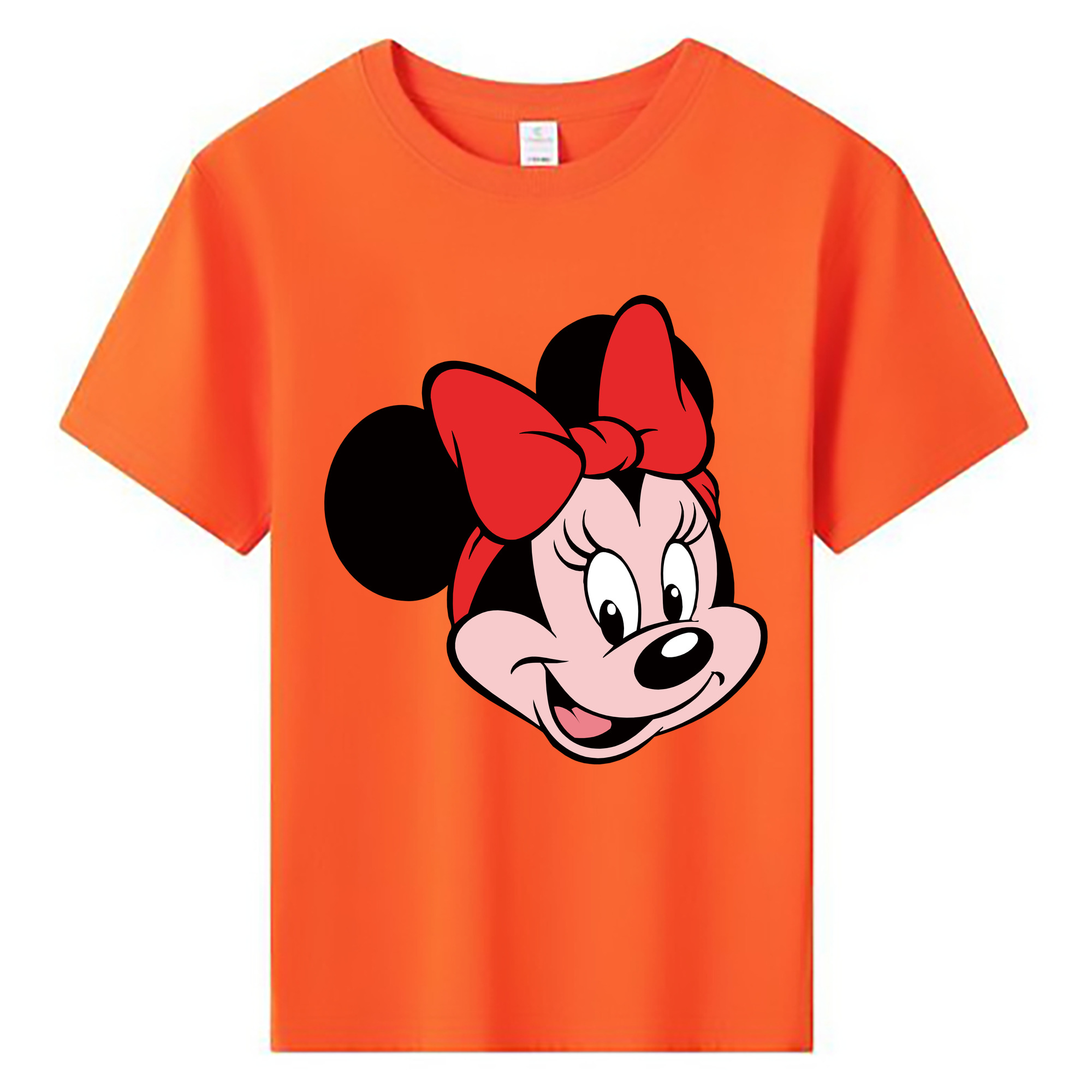 ミッキーマウス Mickey Mouse 綿100％キッズTシャツ（フロントプリント）