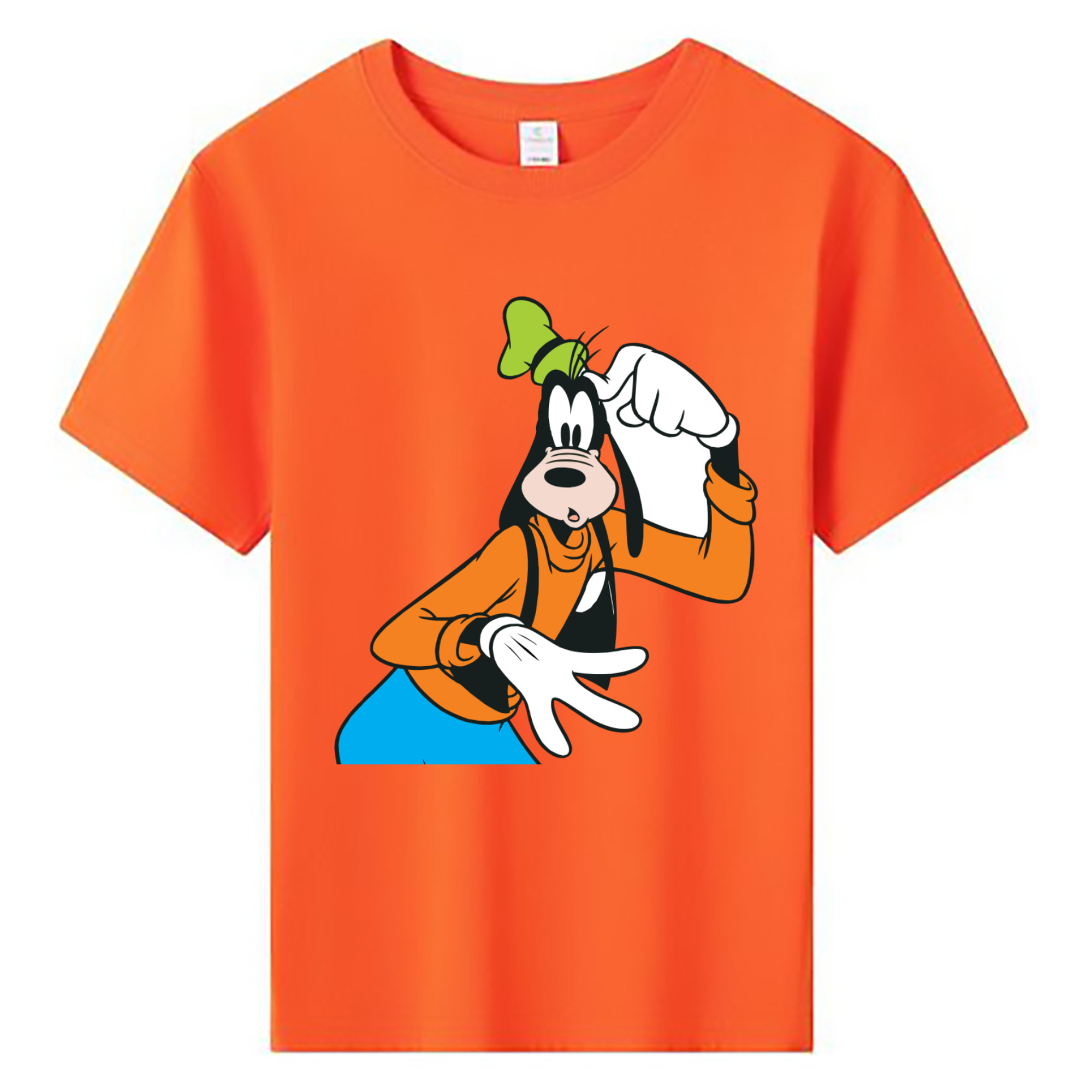 ミッキーマウス Mickey Mouse 綿100％キッズTシャツ（フロントプリント）