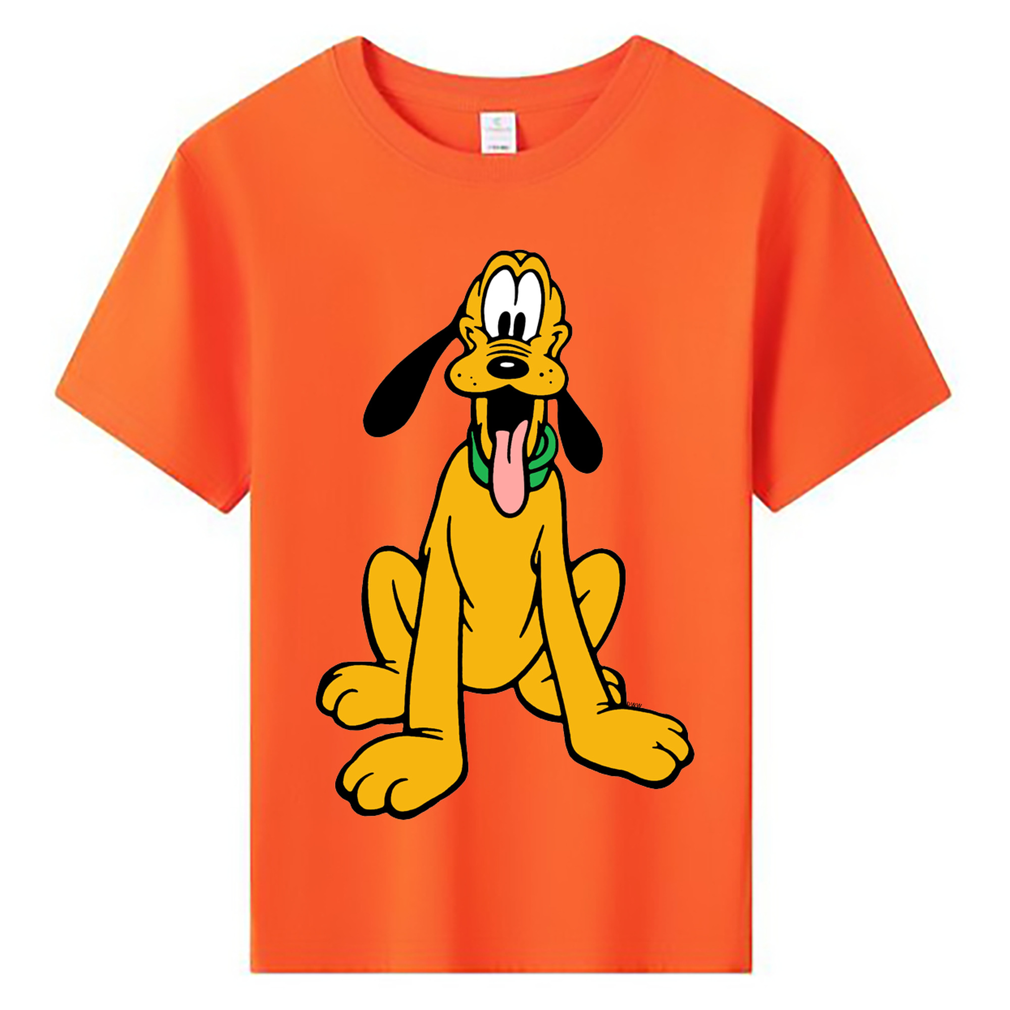 ミッキーマウス Mickey Mouse 綿100％キッズTシャツ（フロントプリント）