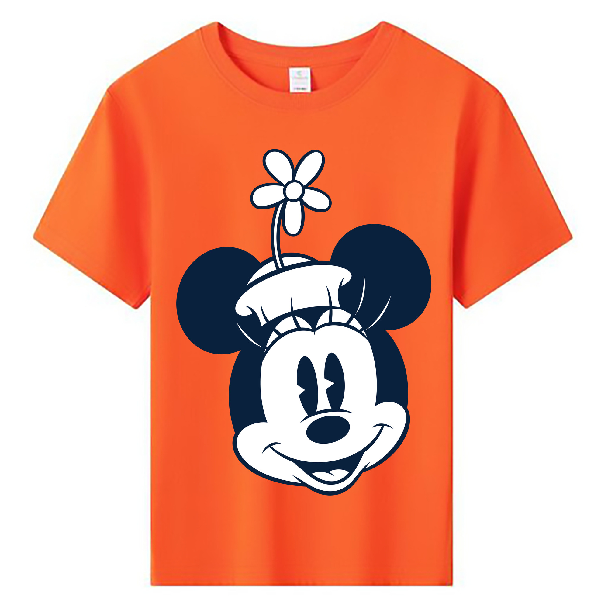 ミッキーマウス Mickey Mouse 綿100％キッズTシャツ（フロントプリント）