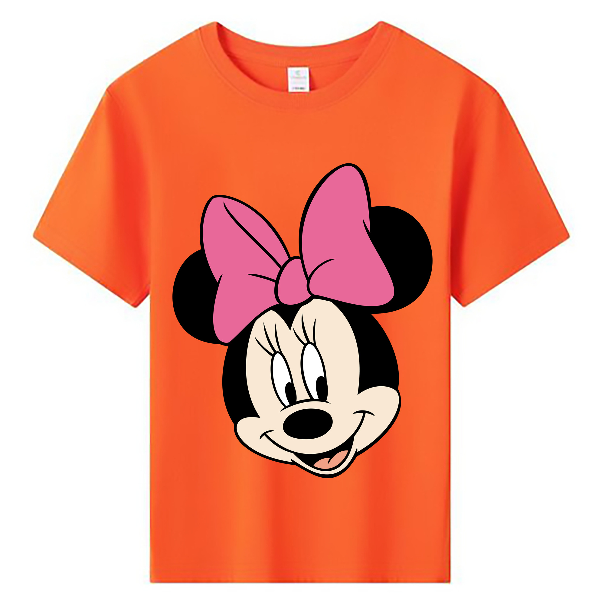 ミッキーマウス Mickey Mouse 綿100％キッズTシャツ（フロントプリント）