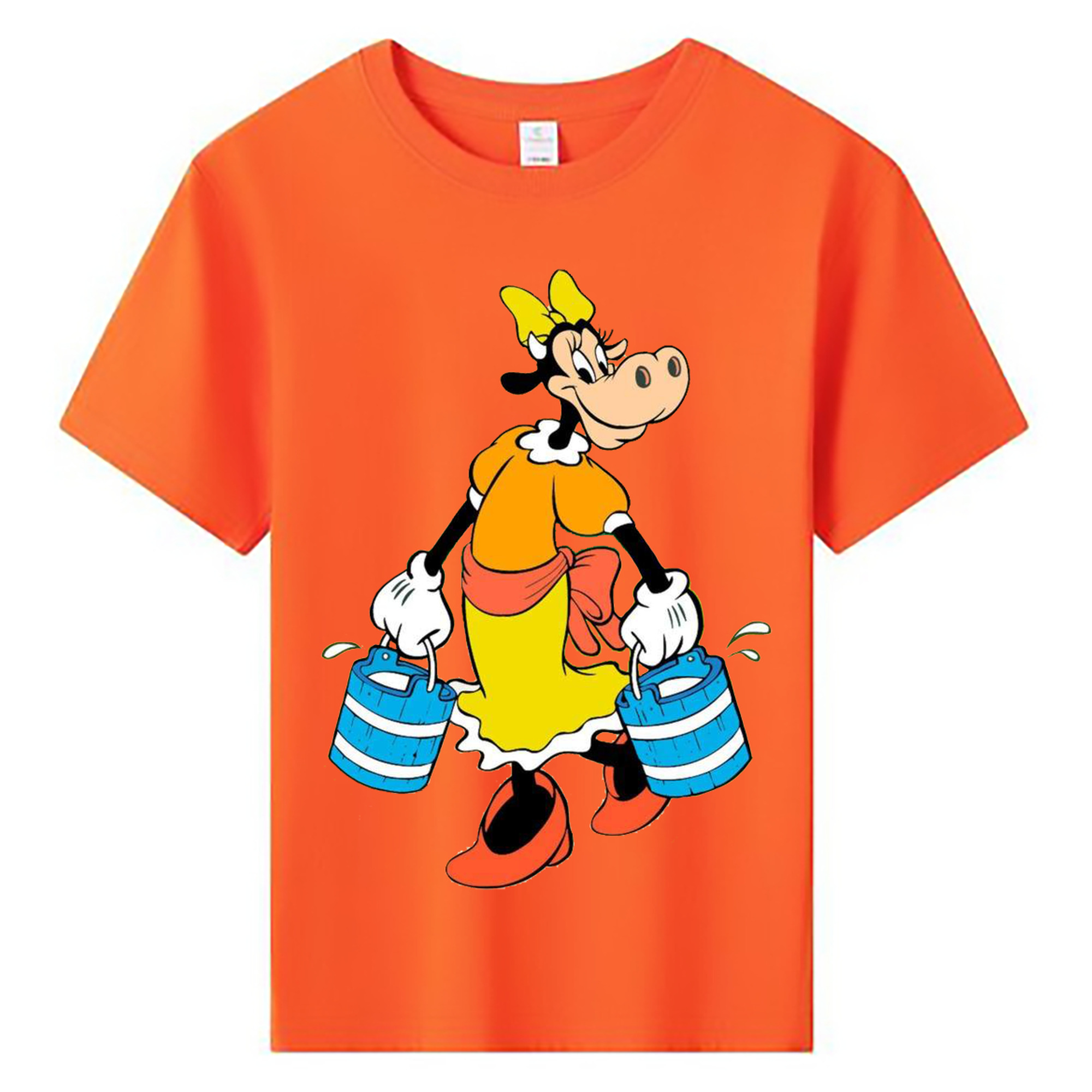 ミッキーマウス Mickey Mouse 綿100％キッズTシャツ（フロントプリント）