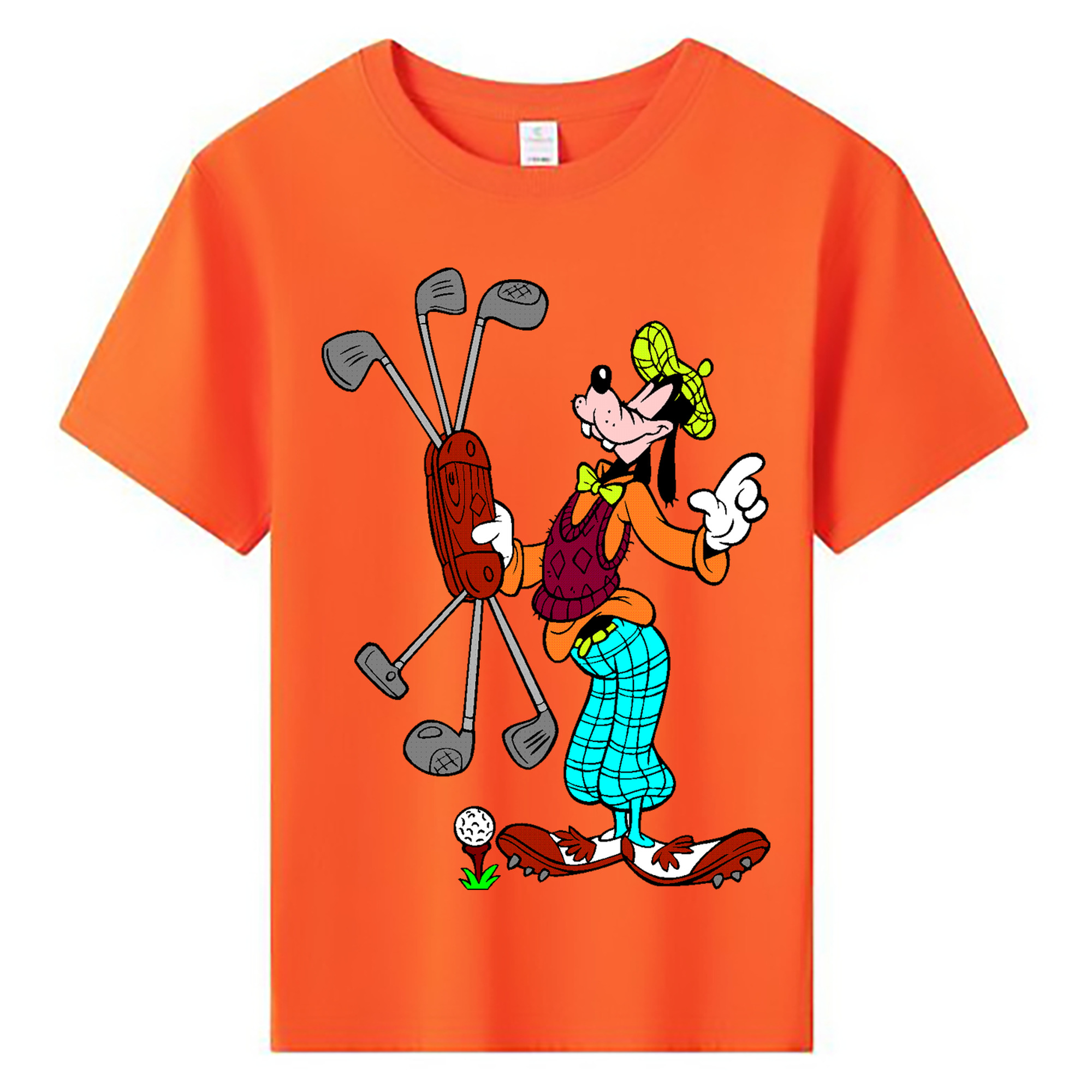 ミッキーマウス Mickey Mouse 綿100％キッズTシャツ（フロントプリント）