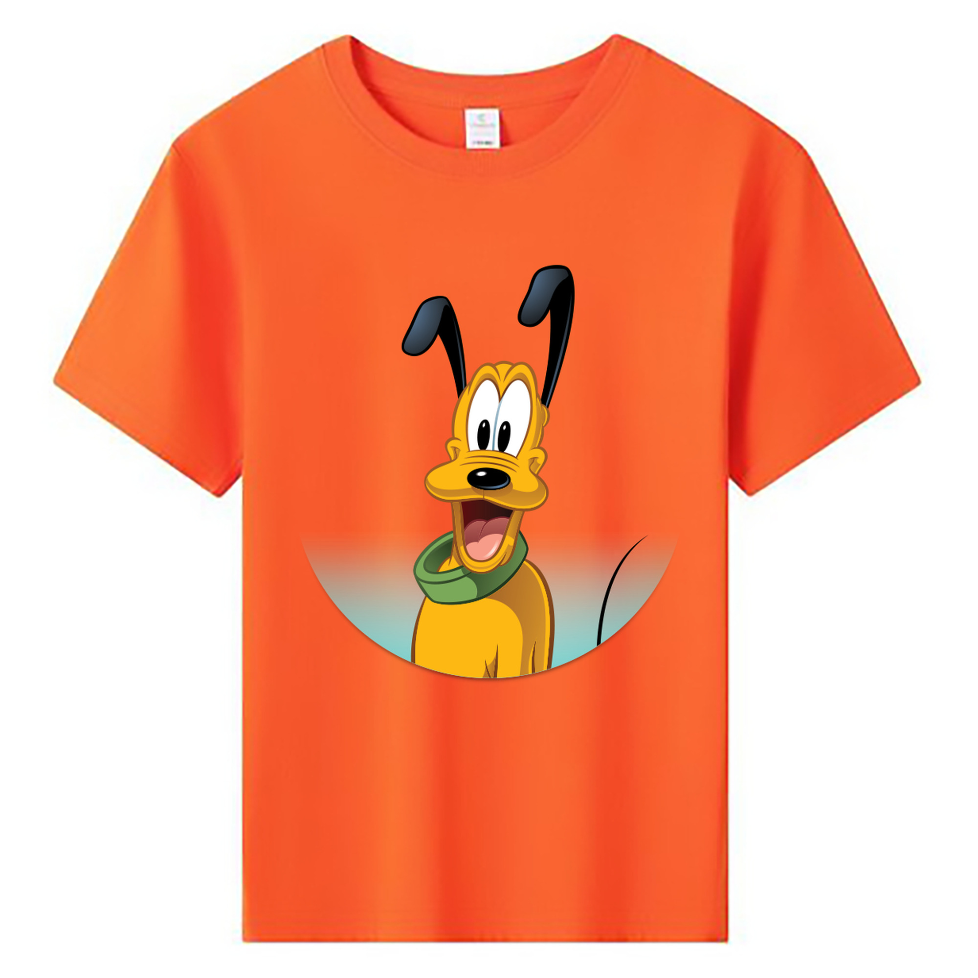 ミッキーマウス Mickey Mouse 綿100％キッズTシャツ（フロントプリント）