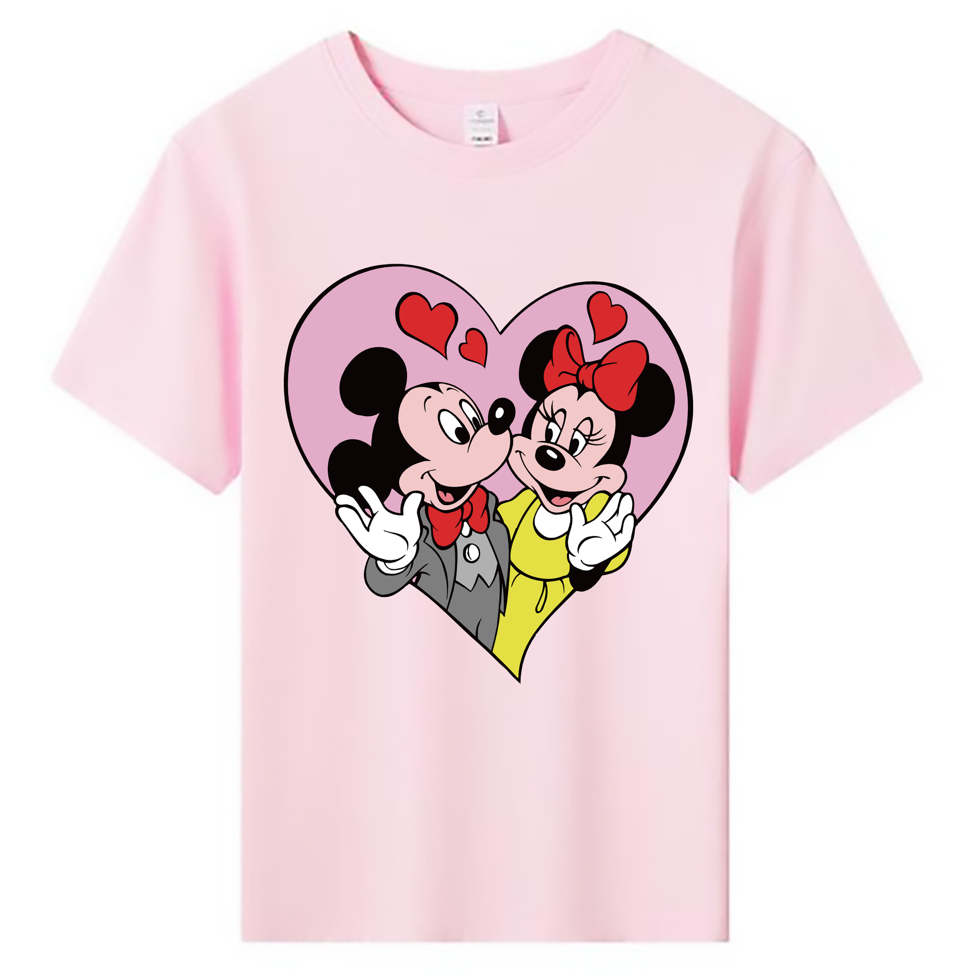 ミッキーマウス Mickey Mouse 綿100％キッズTシャツ（フロントプリント）