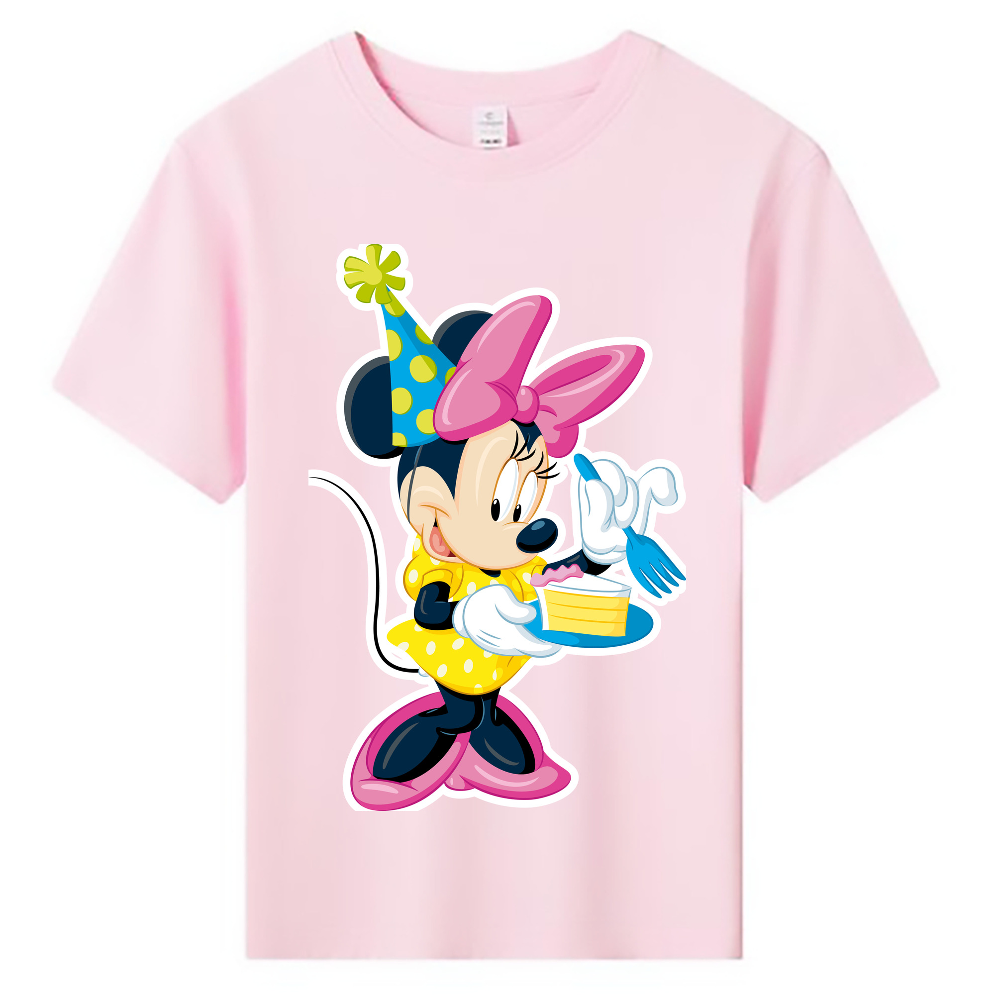 ミッキーマウス Mickey Mouse 綿100％キッズTシャツ（フロントプリント）