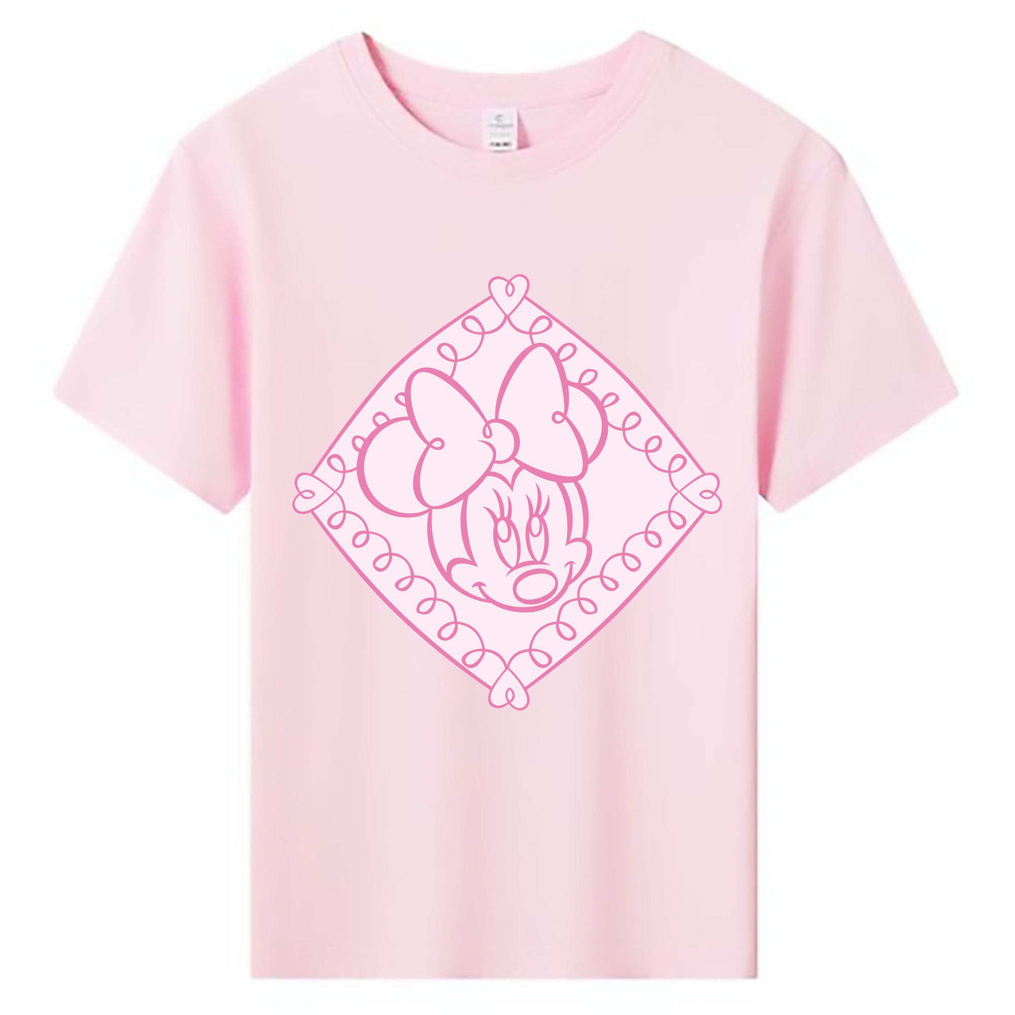 ミッキーマウス Mickey Mouse 綿100％キッズTシャツ（フロントプリント）