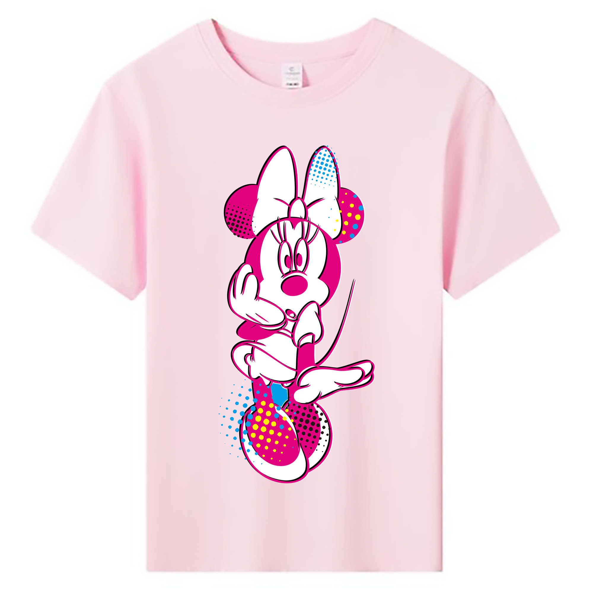 ミッキーマウス Mickey Mouse 綿100％キッズTシャツ（フロントプリント）