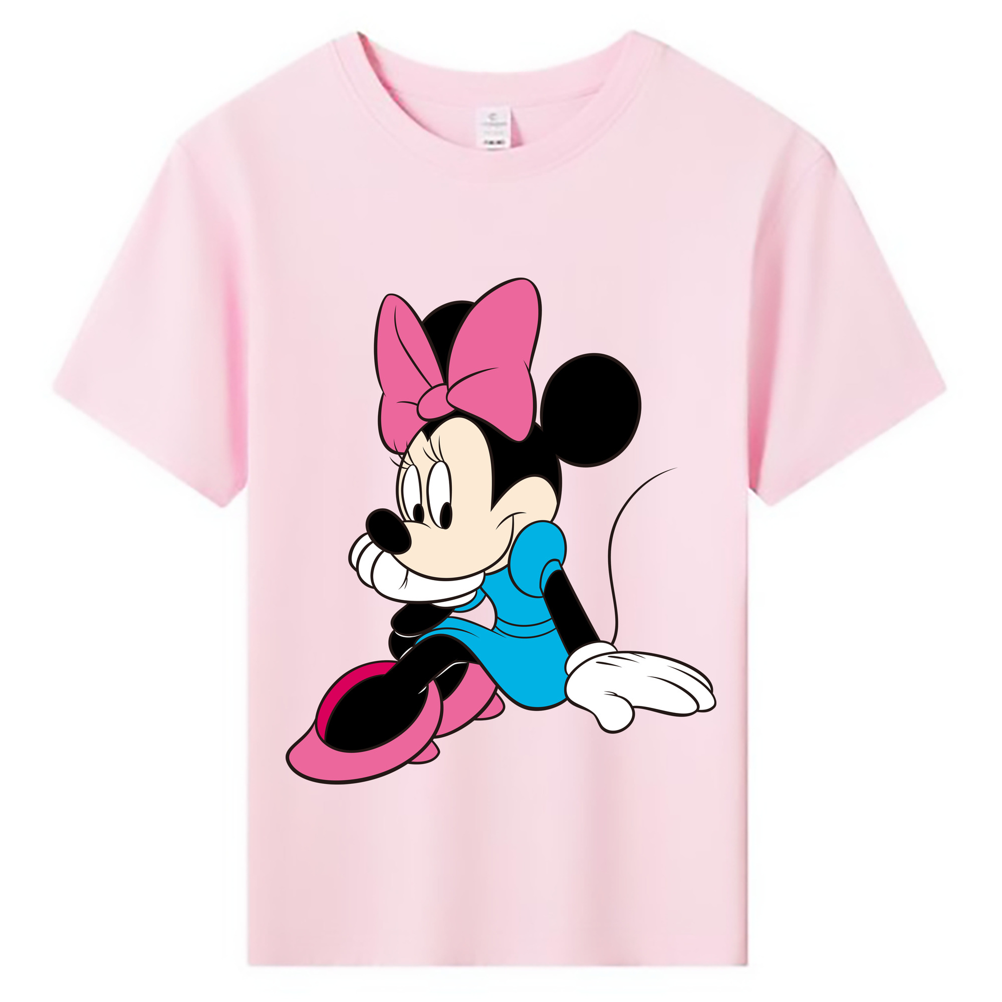 ミッキーマウス Mickey Mouse 綿100％キッズTシャツ（フロントプリント）