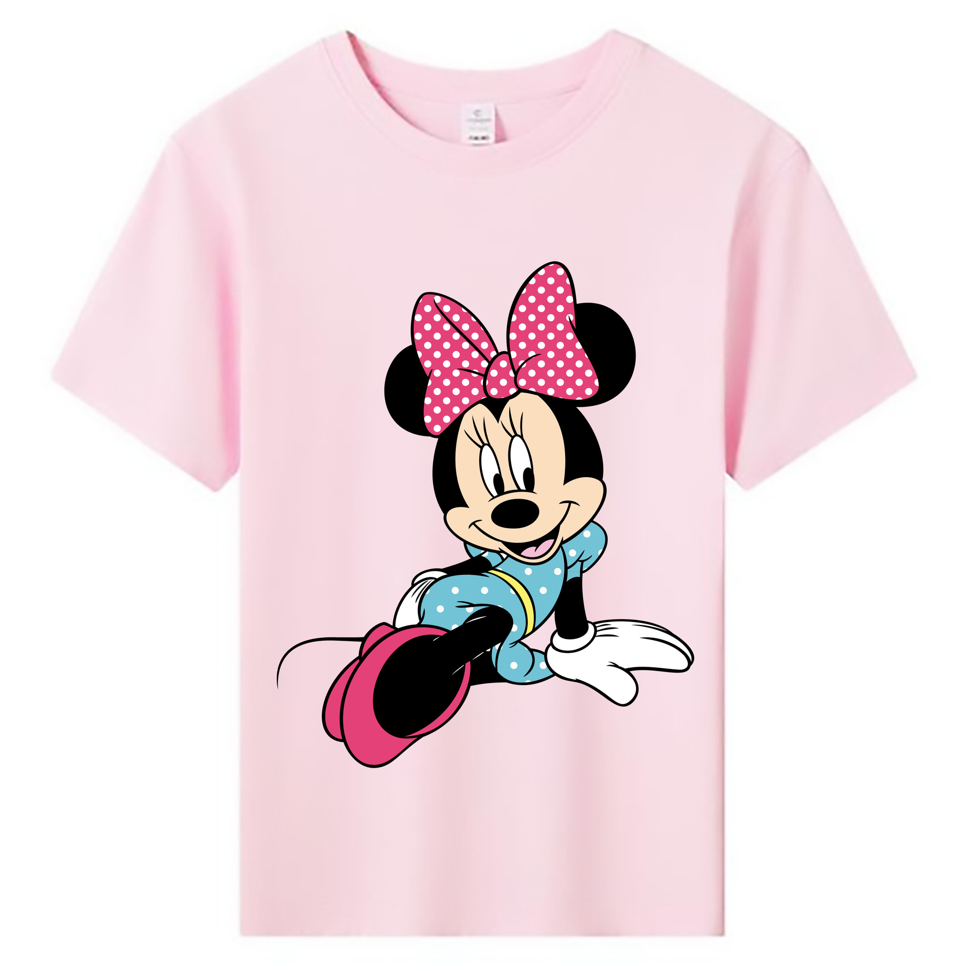 ミッキーマウス Mickey Mouse 綿100％キッズTシャツ（フロントプリント）