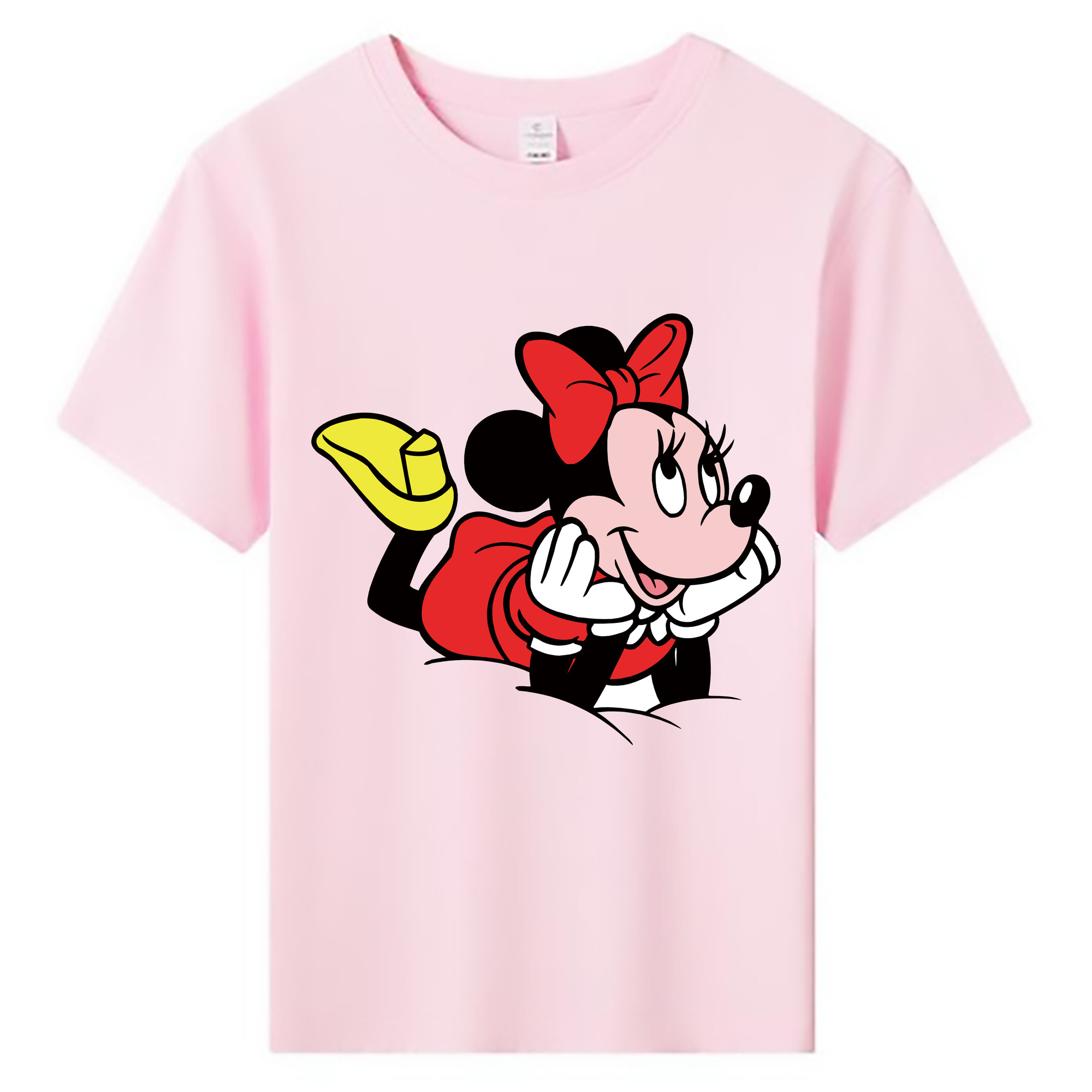 ミッキーマウス Mickey Mouse 綿100％キッズTシャツ（フロントプリント）