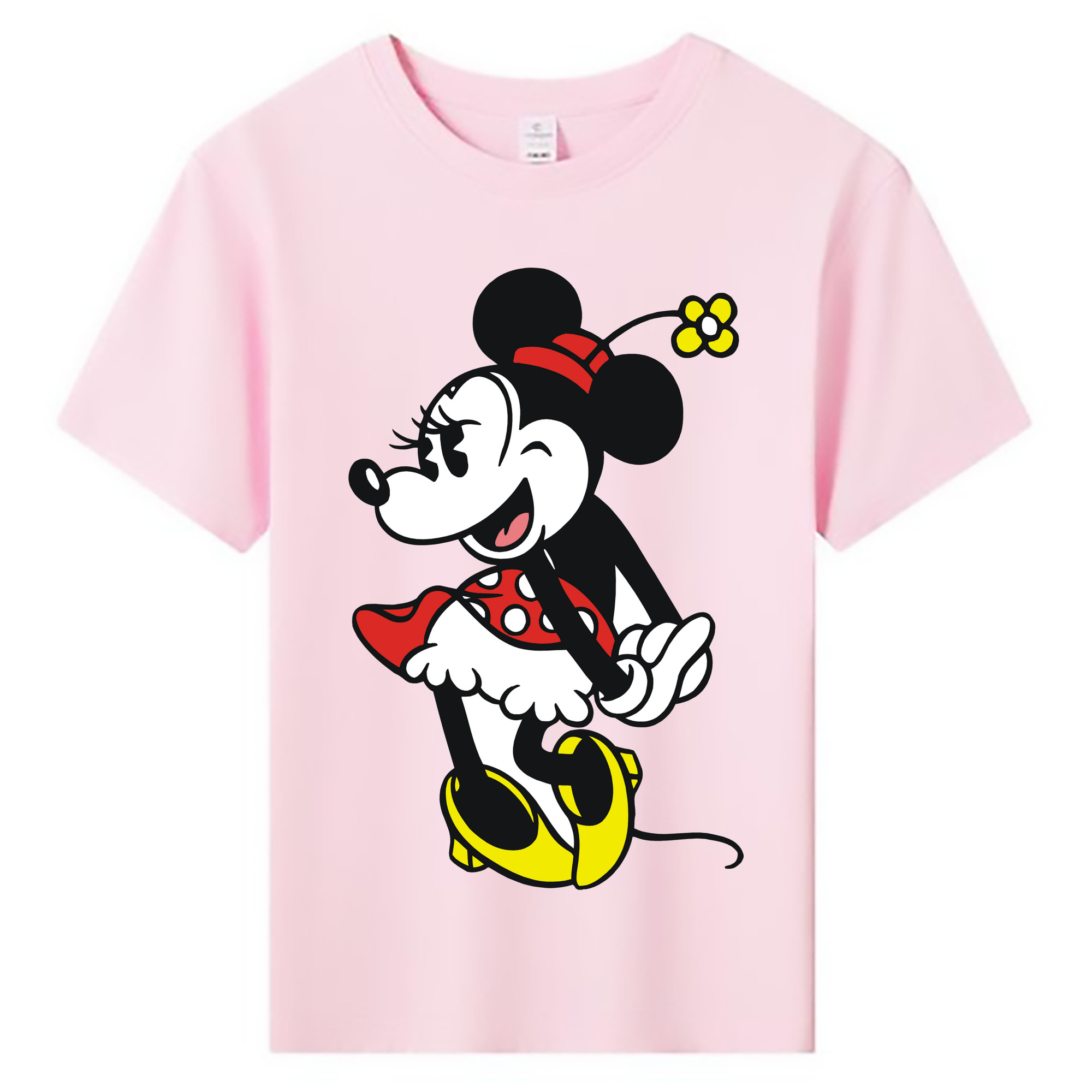 ミッキーマウス Mickey Mouse 綿100％キッズTシャツ（フロントプリント）