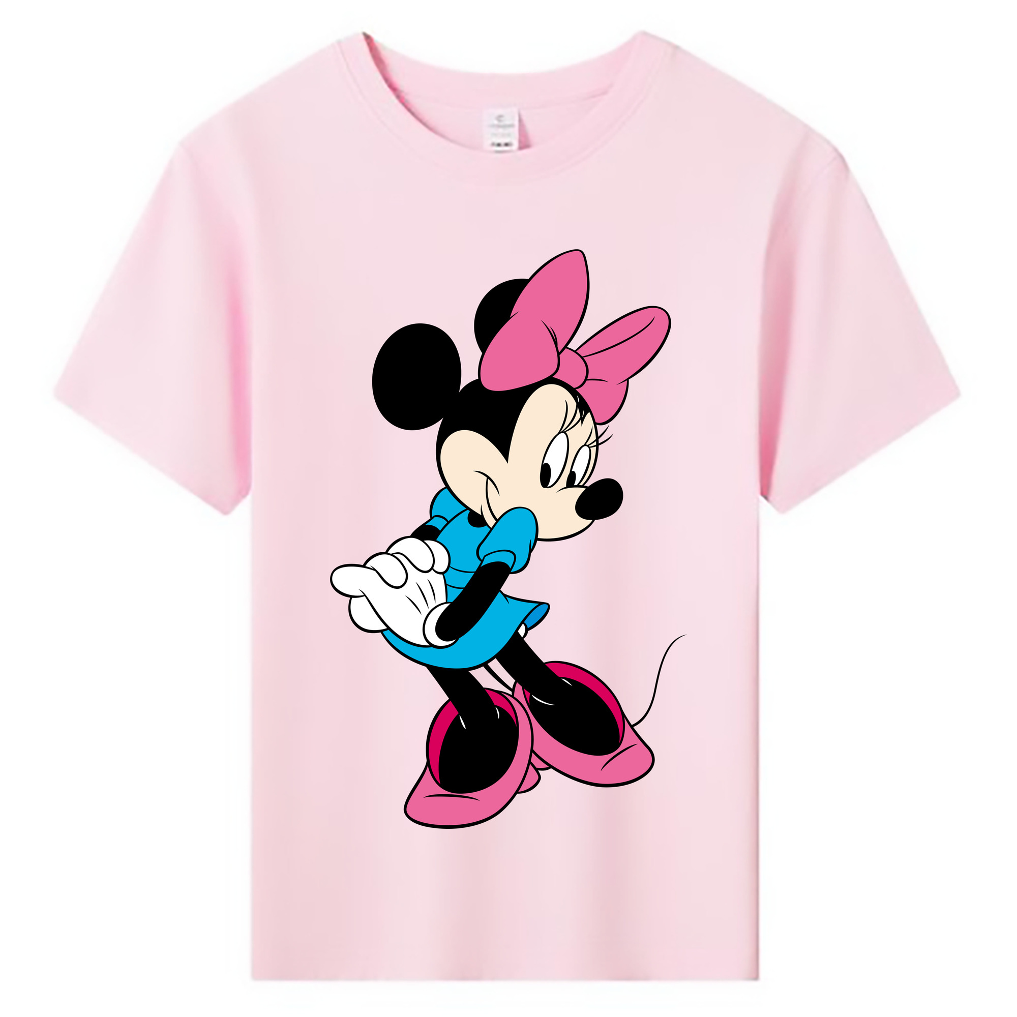 ミッキーマウス Mickey Mouse 綿100％キッズTシャツ（フロントプリント）