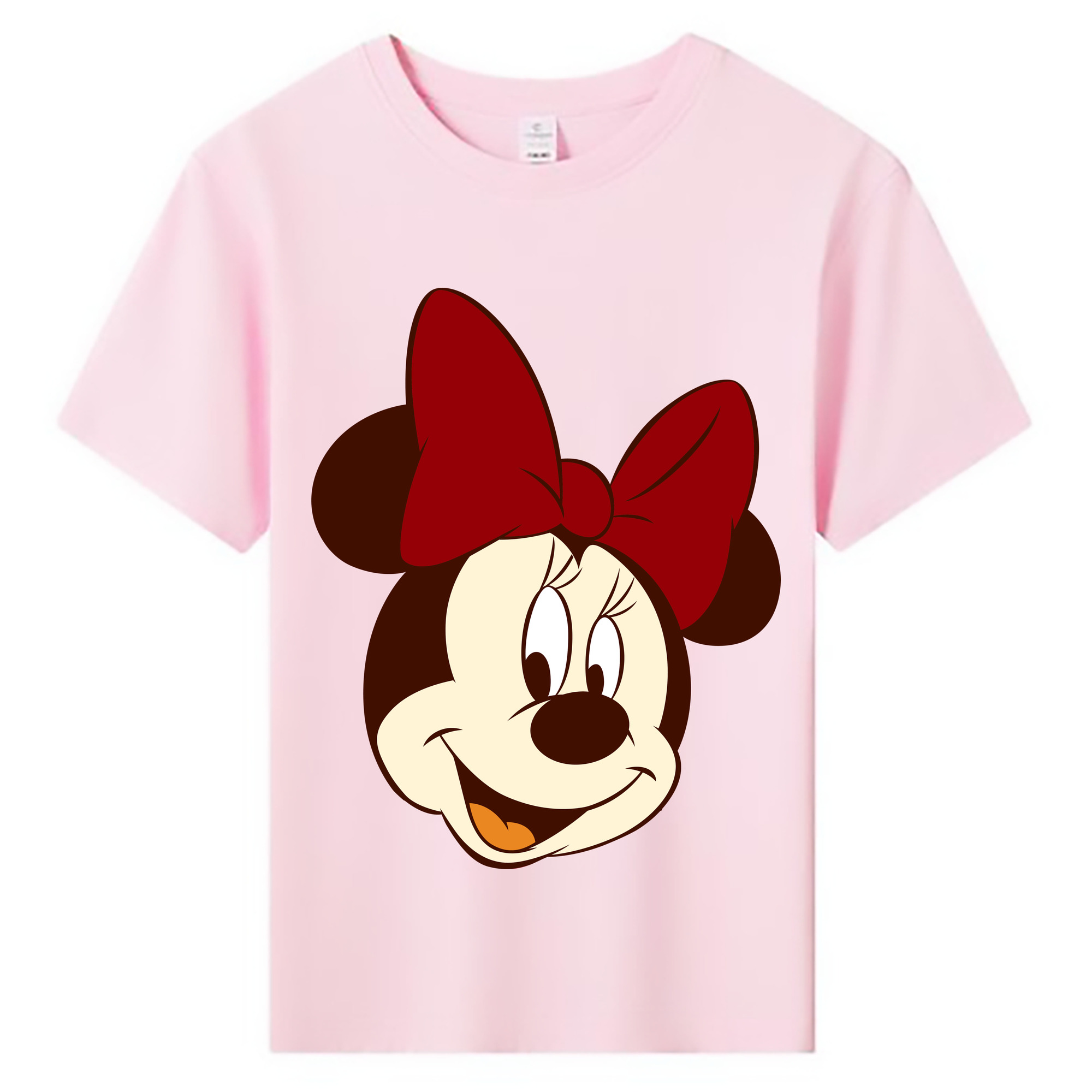 ミッキーマウス Mickey Mouse 綿100％キッズTシャツ（フロントプリント）