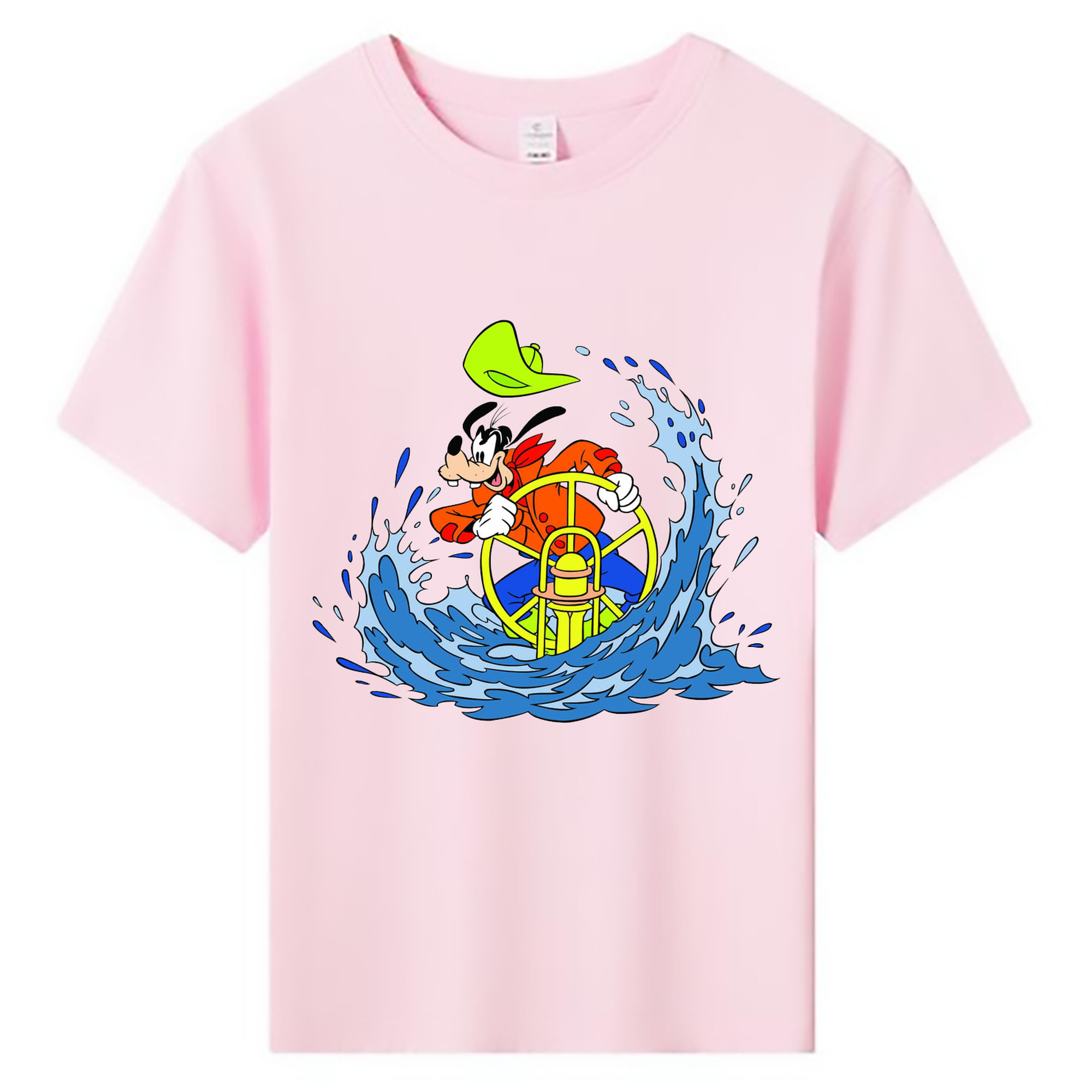 ミッキーマウス Mickey Mouse 綿100％キッズTシャツ（フロントプリント）
