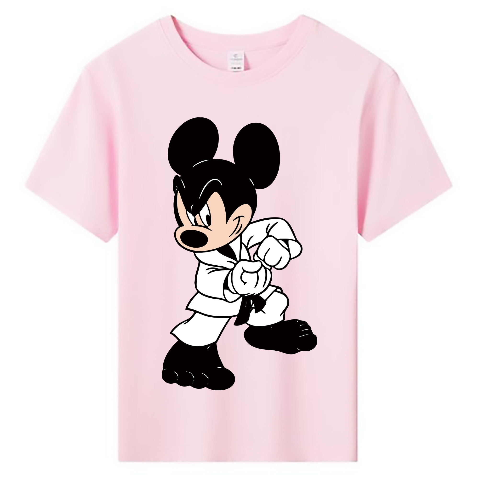 ミッキーマウス Mickey Mouse 綿100％キッズTシャツ（フロントプリント）