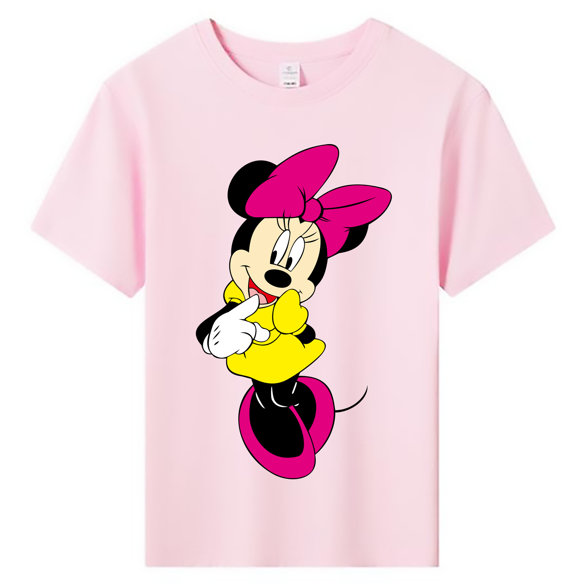 ミッキーマウス Mickey Mouse 綿100％キッズTシャツ（フロントプリント）