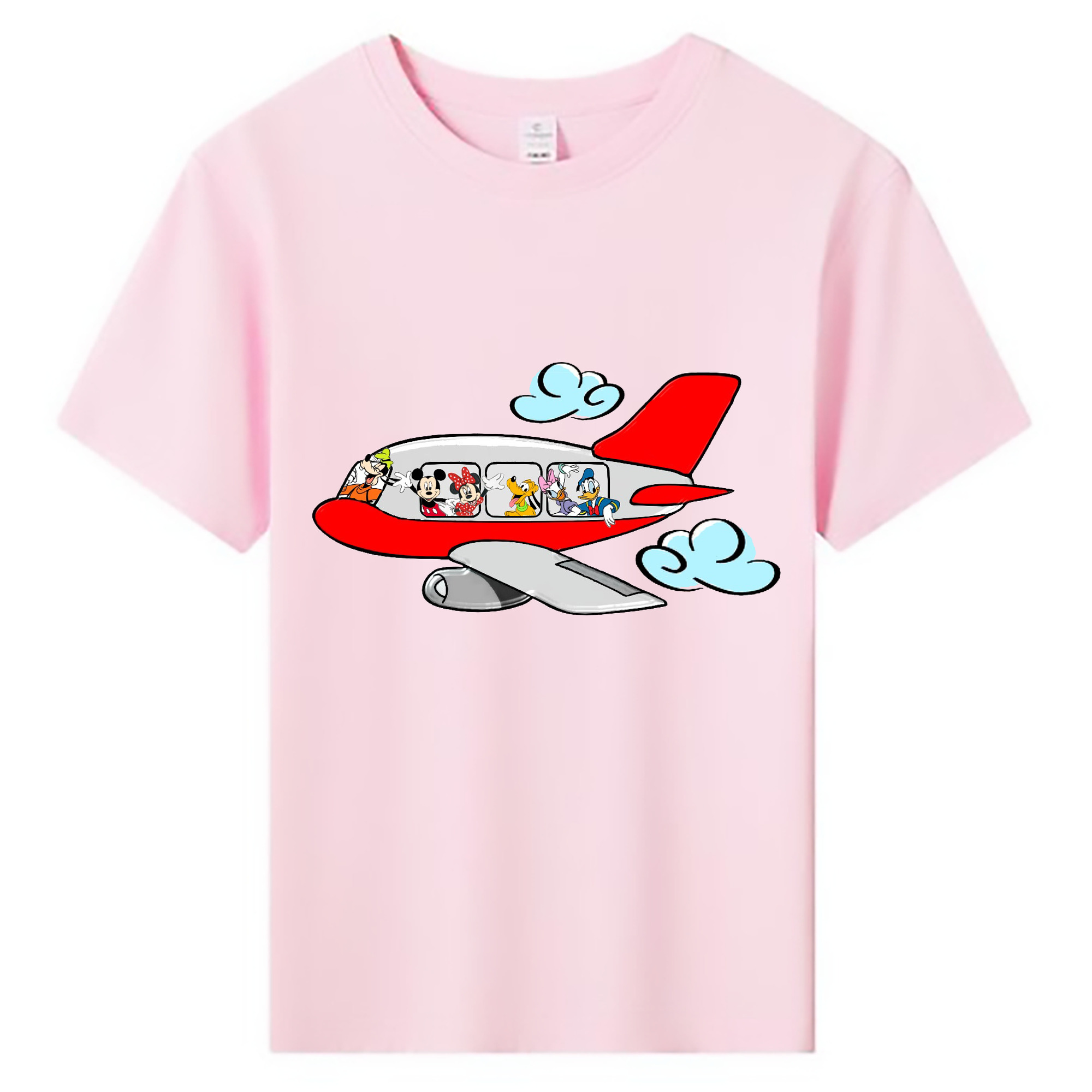 ミッキーマウス Mickey Mouse 綿100％キッズTシャツ（フロントプリント）