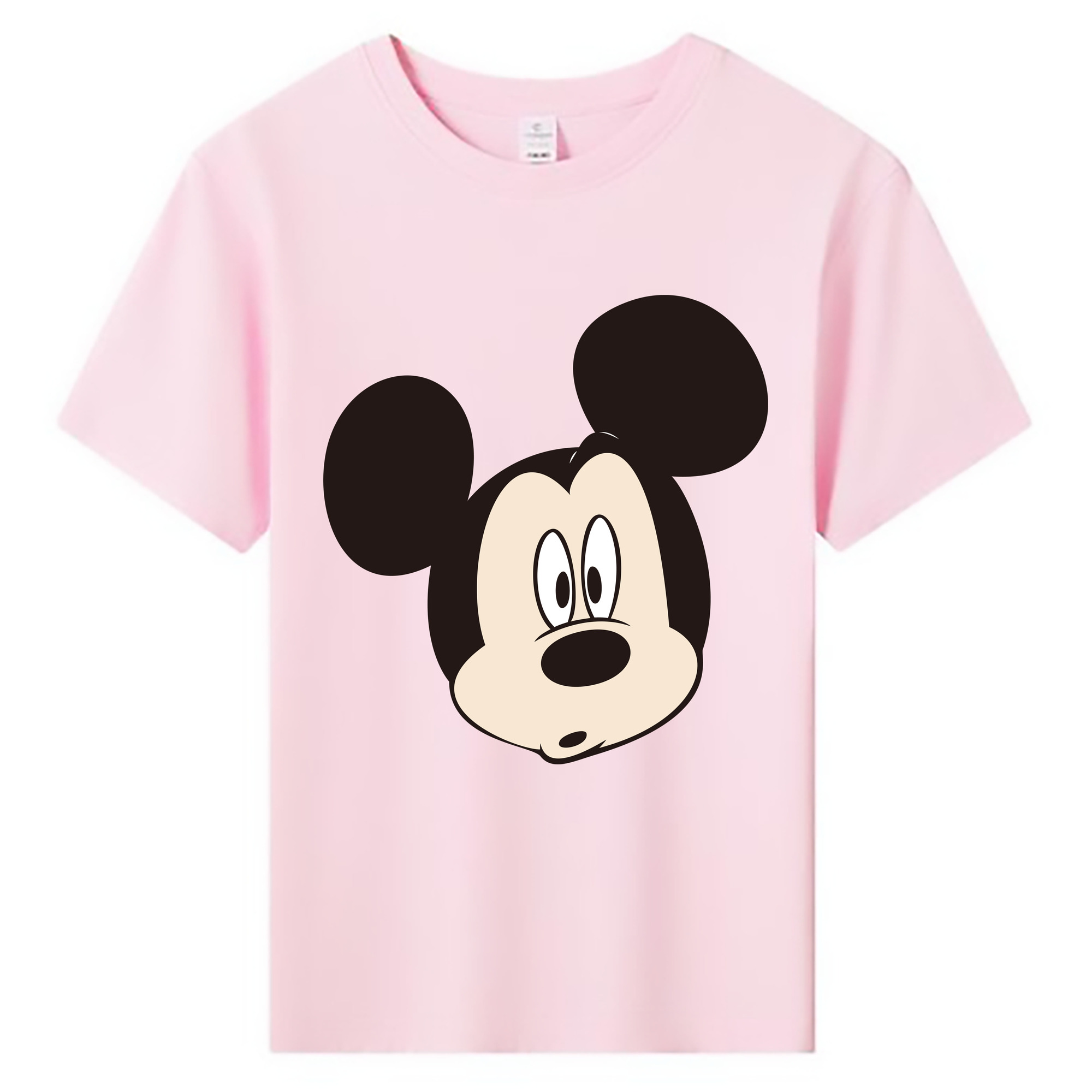 ミッキーマウス Mickey Mouse 綿100％キッズTシャツ（フロントプリント）