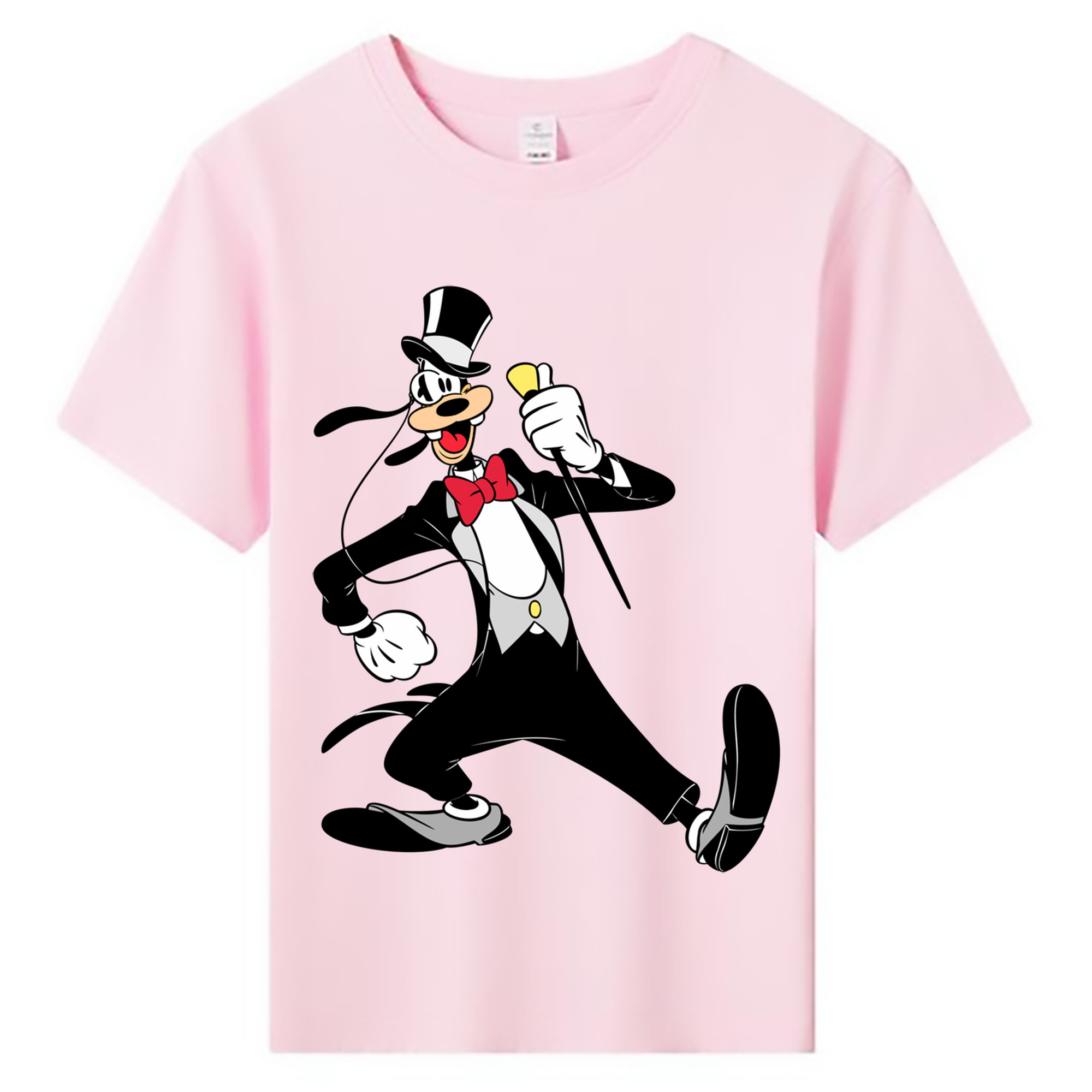 ミッキーマウス Mickey Mouse 綿100％キッズTシャツ（フロントプリント）