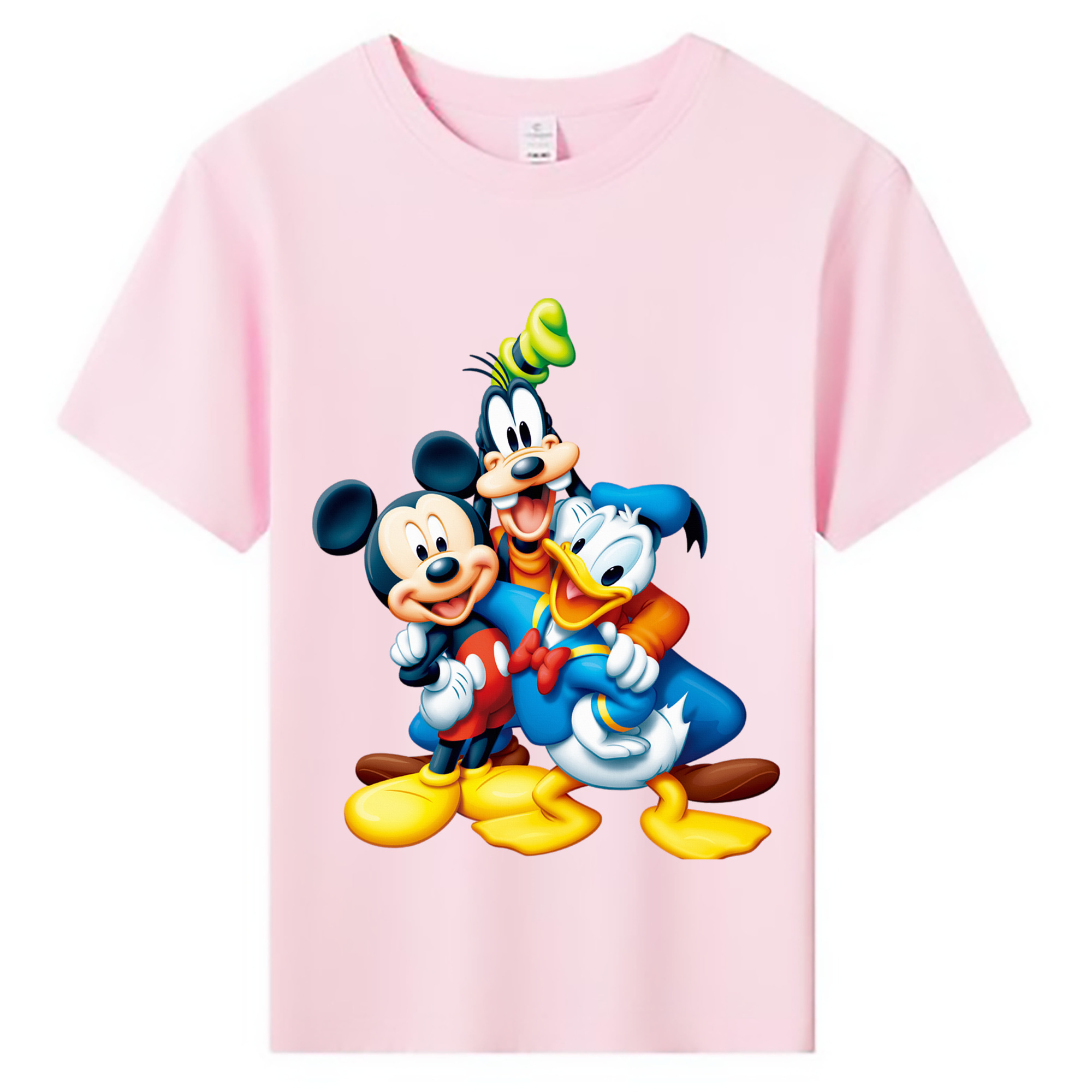 ミッキーマウス Mickey Mouse 綿100％キッズTシャツ（フロントプリント）