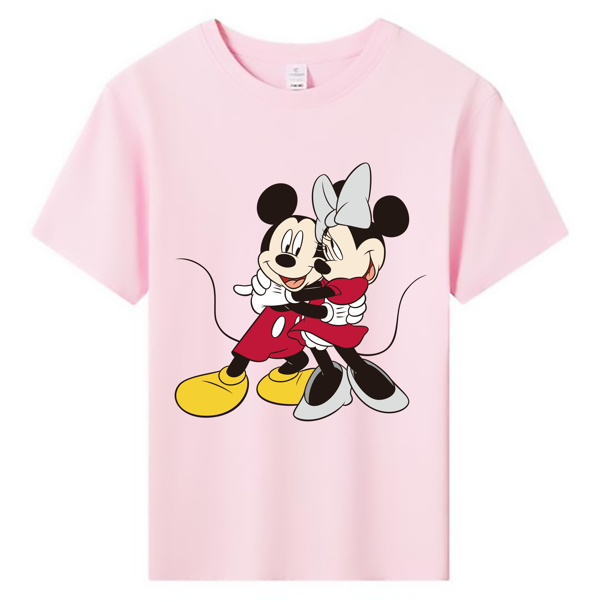 ミッキーマウス Mickey Mouse 綿100％キッズTシャツ（フロントプリント）