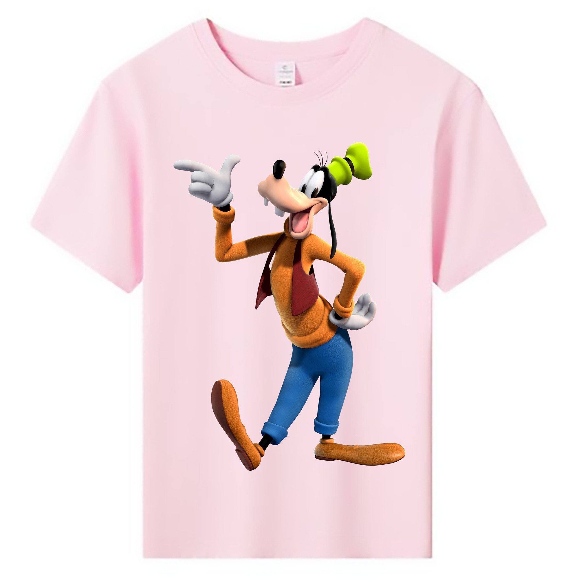 ミッキーマウス Mickey Mouse 綿100％キッズTシャツ（フロントプリント）
