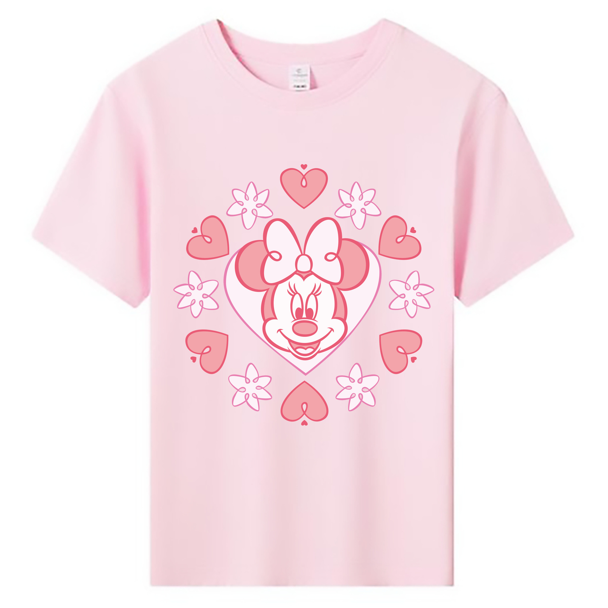 ミッキーマウス Mickey Mouse 綿100％キッズTシャツ（フロントプリント）