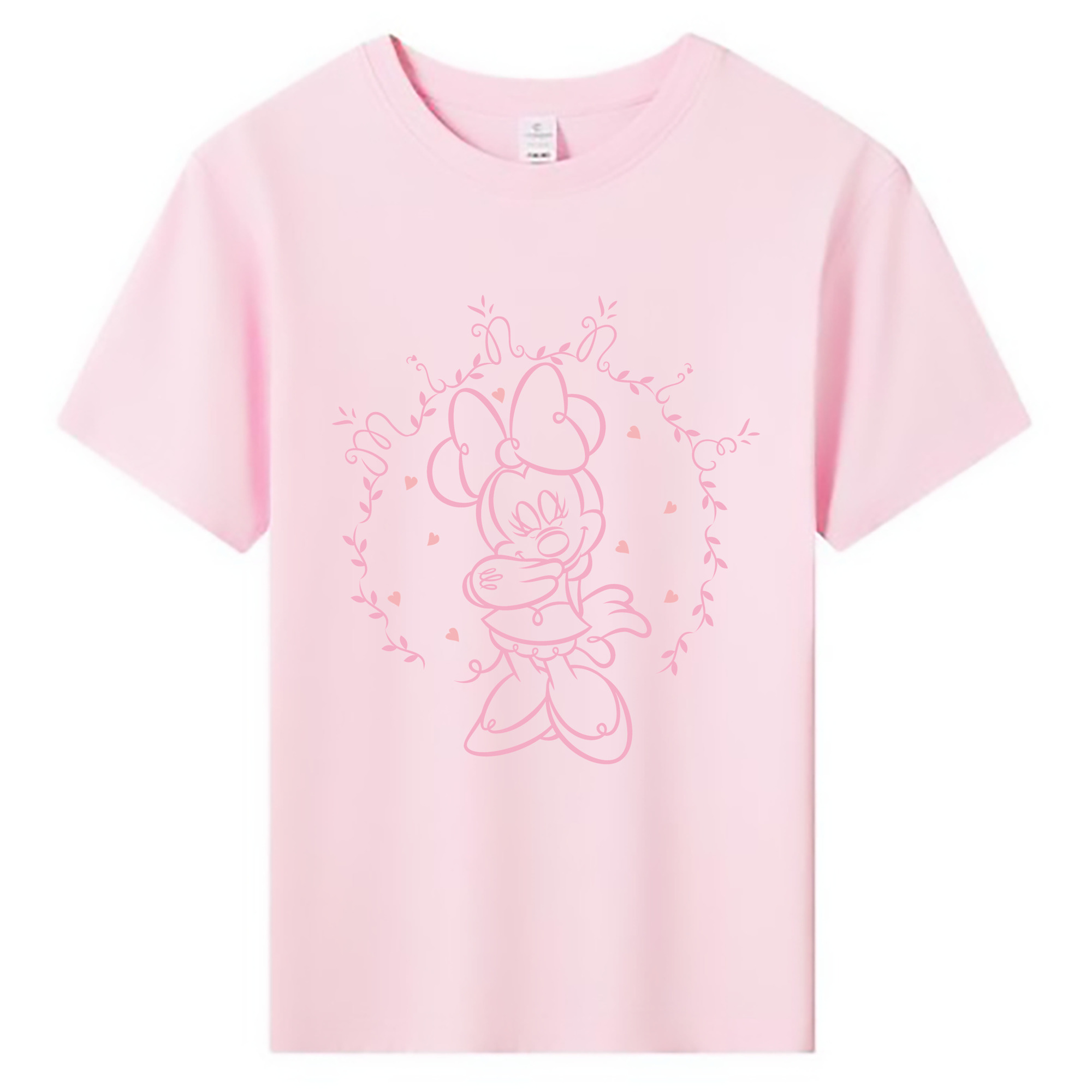 ミッキーマウス Mickey Mouse 綿100％キッズTシャツ（フロントプリント）