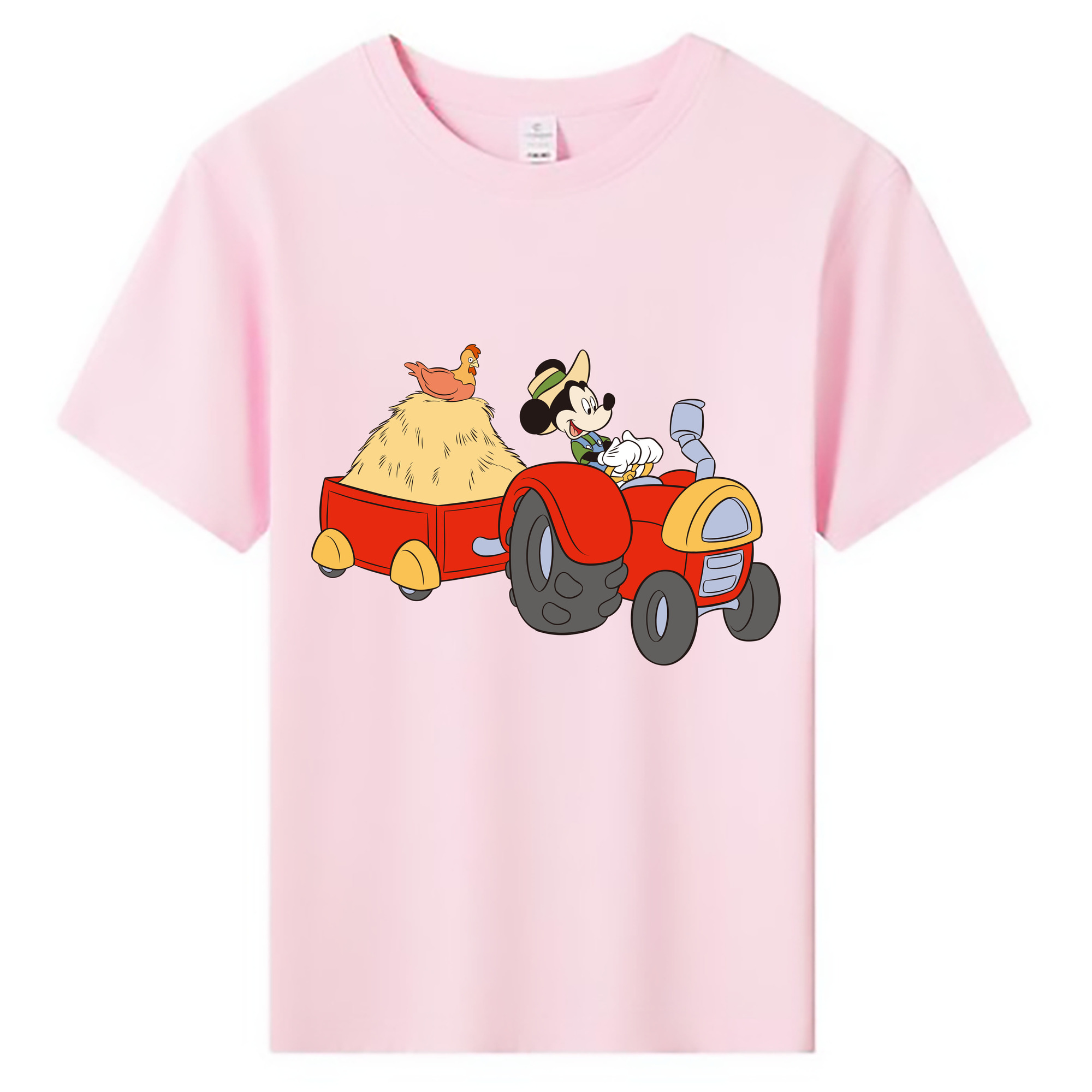 ミッキーマウス Mickey Mouse 綿100％キッズTシャツ（フロントプリント）
