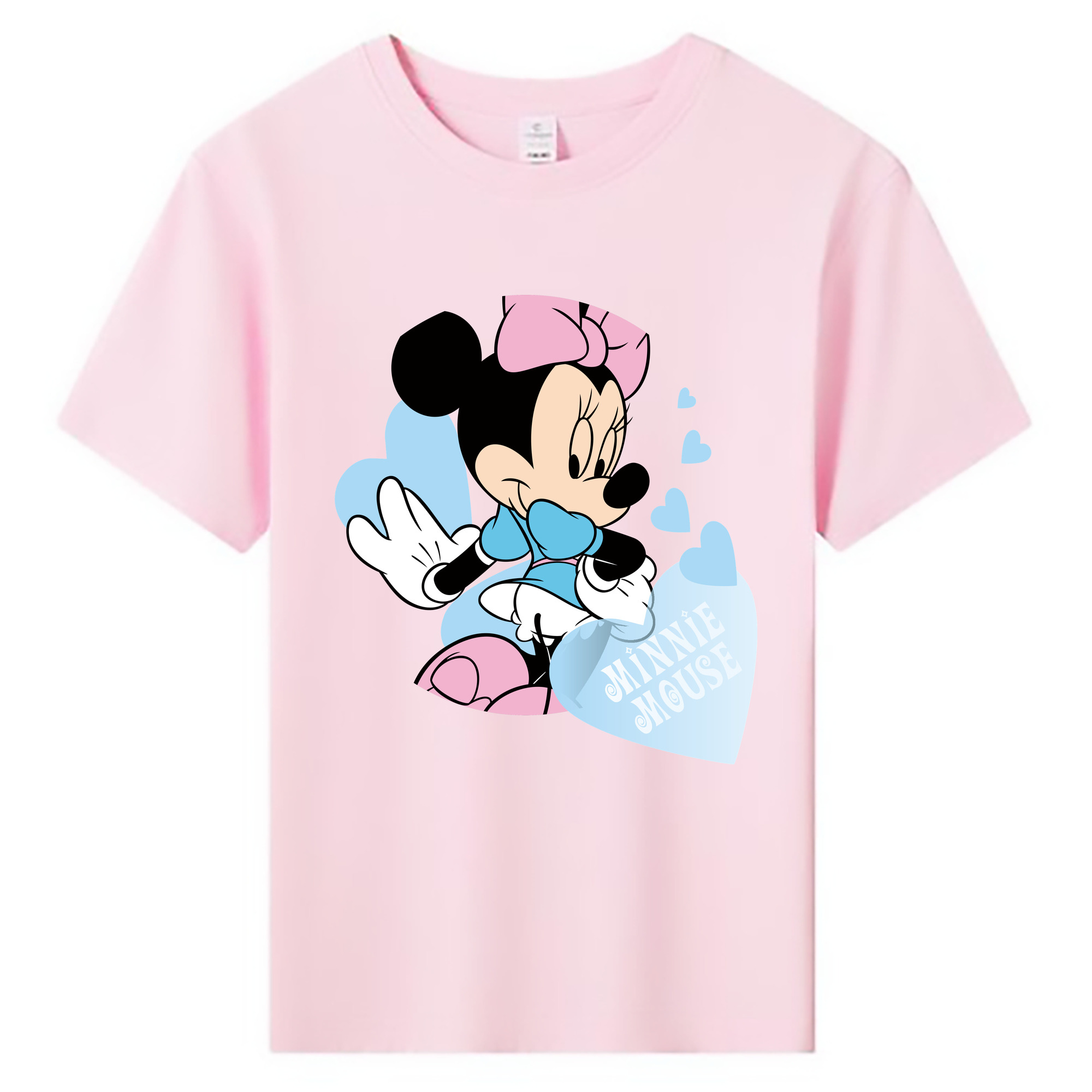 ミッキーマウス Mickey Mouse 綿100％キッズTシャツ（フロントプリント）