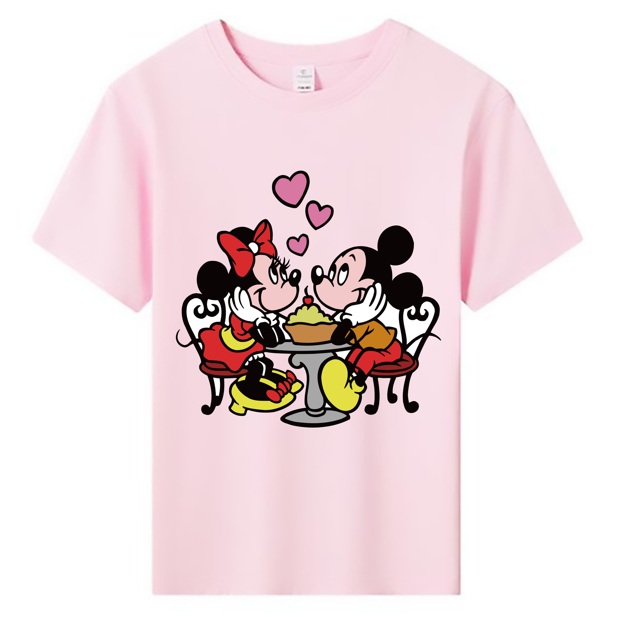 ミッキーマウス Mickey Mouse 綿100％キッズTシャツ（フロントプリント）