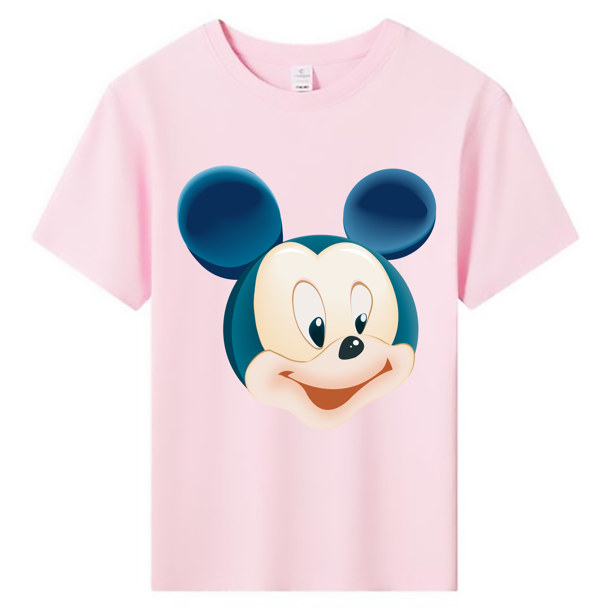 ミッキーマウス Mickey Mouse 綿100％キッズTシャツ（フロントプリント）